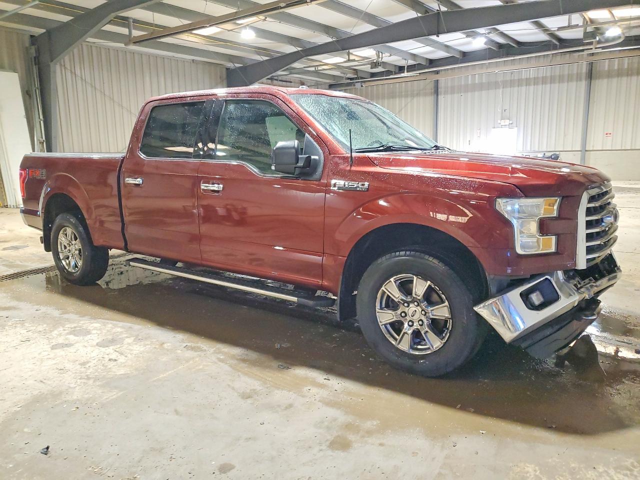 2015 Ford F150 Supercrew Brown vin: 1FTFW1EF6FFA09223