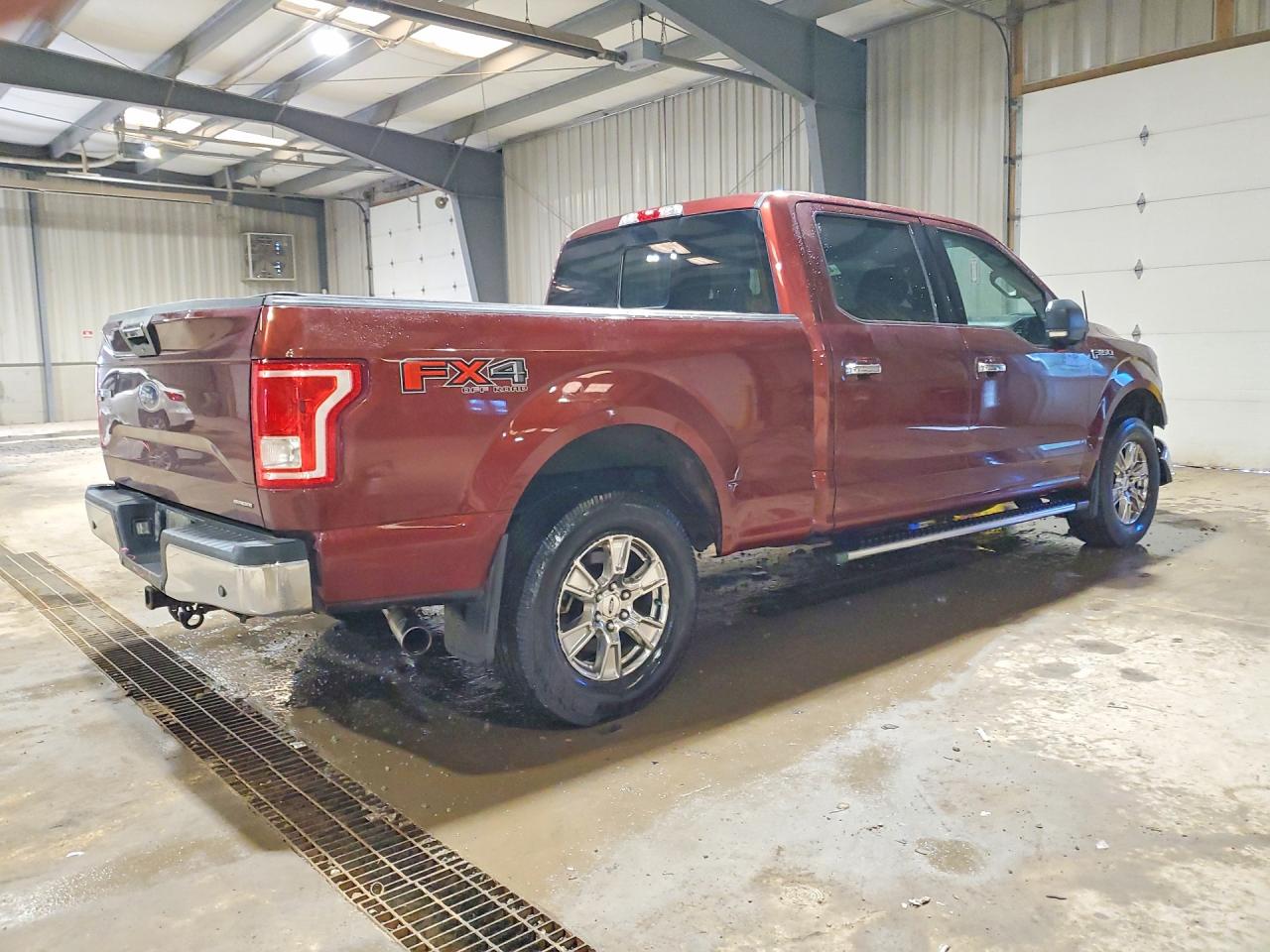 2015 Ford F150 Supercrew Brown vin: 1FTFW1EF6FFA09223