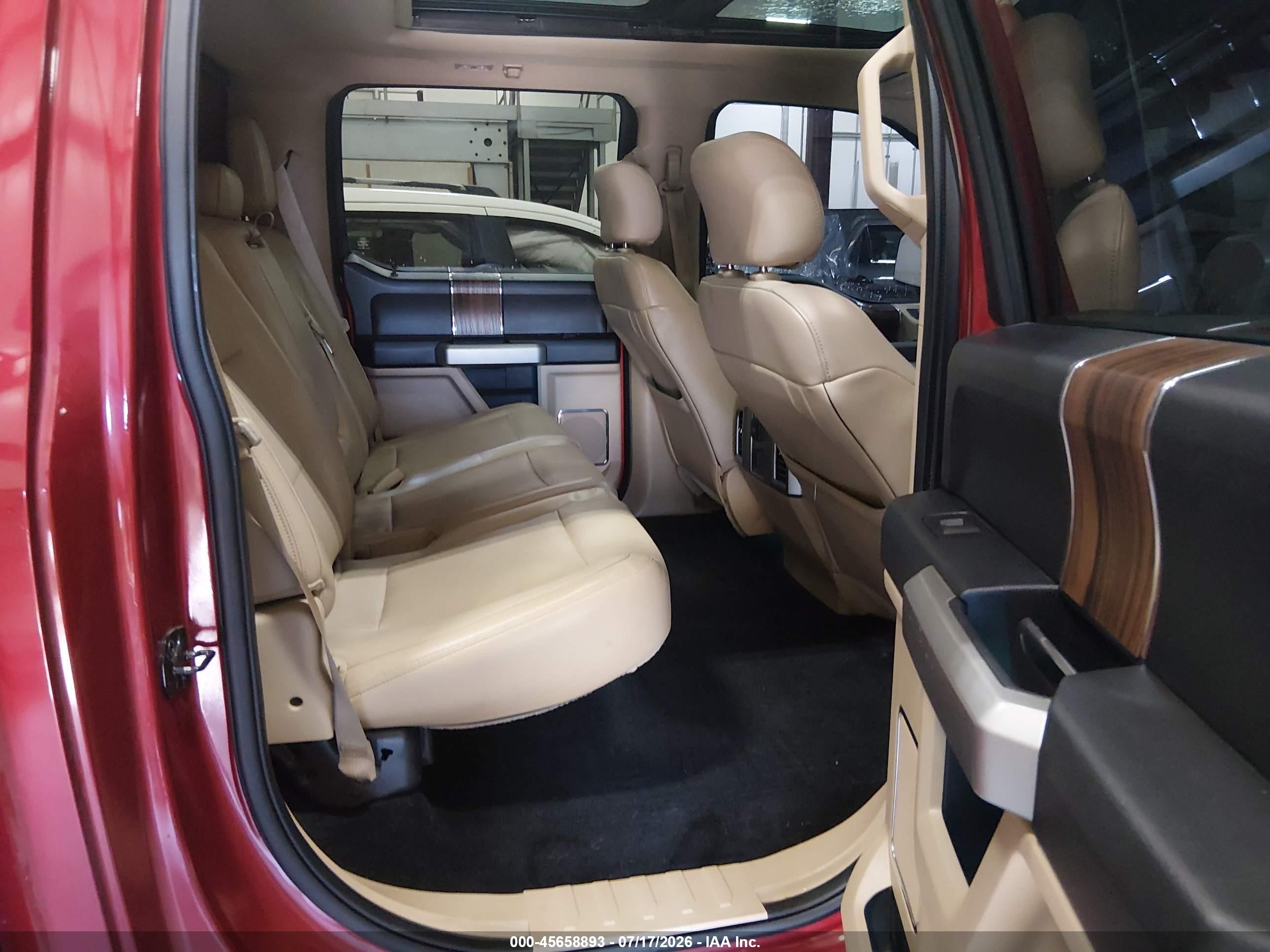 2015 Ford F-150 Lariat Red vin: 1FTFW1EF6FKD16480
