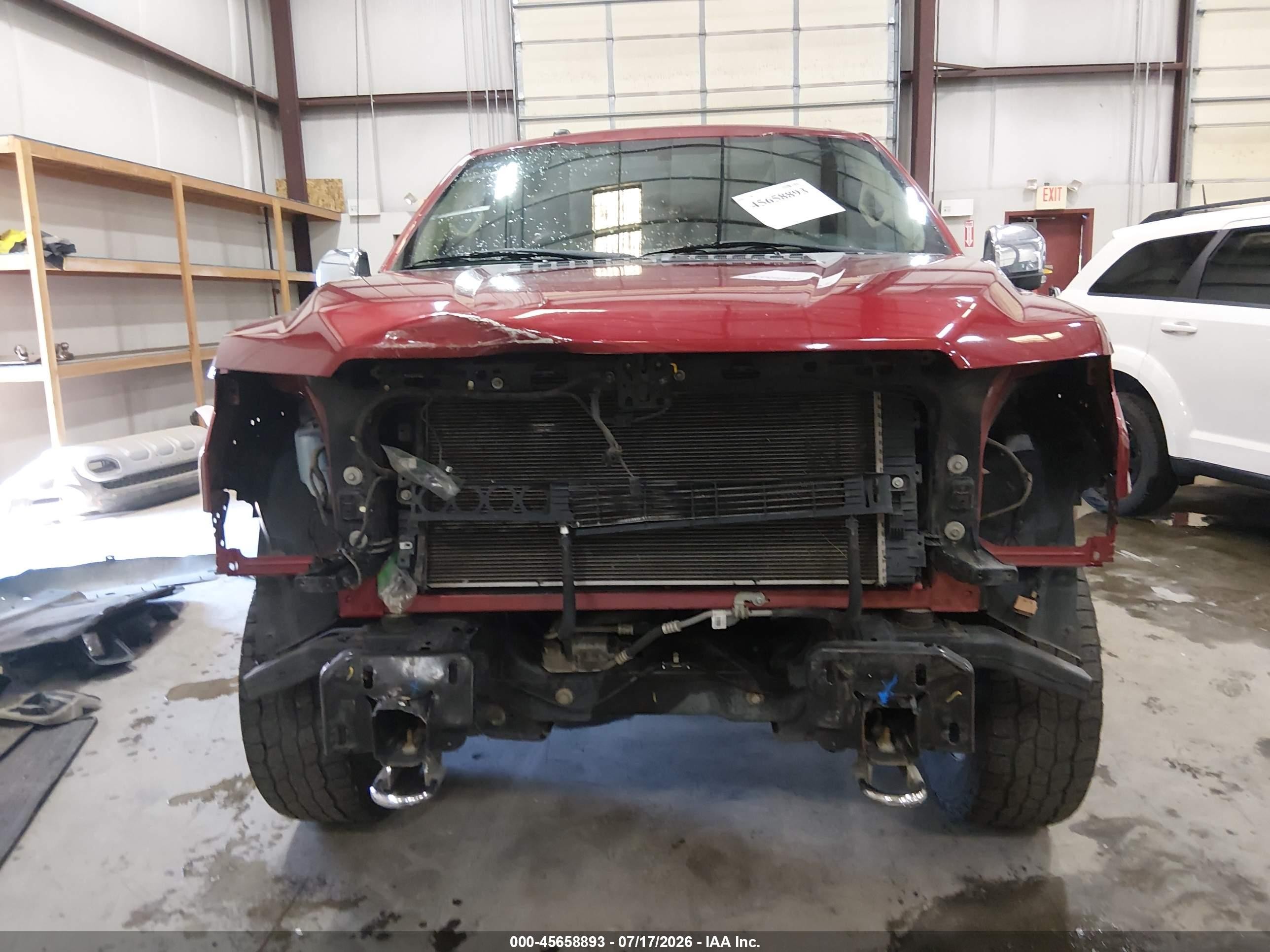 2015 Ford F-150 Lariat Red vin: 1FTFW1EF6FKD16480