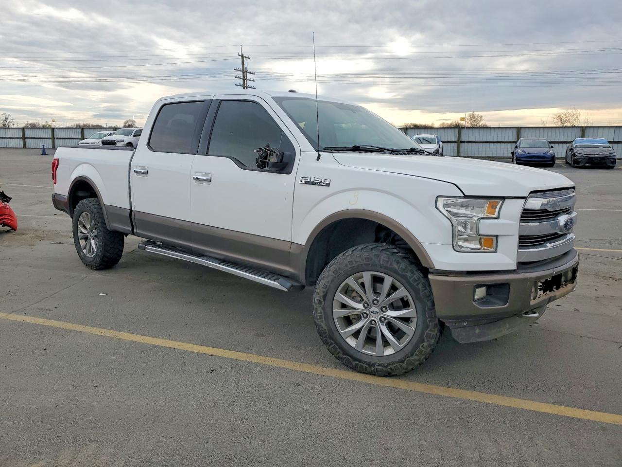 2016 Ford F150 Supercrew Белый vin: 1FTFW1EF6GKD33510