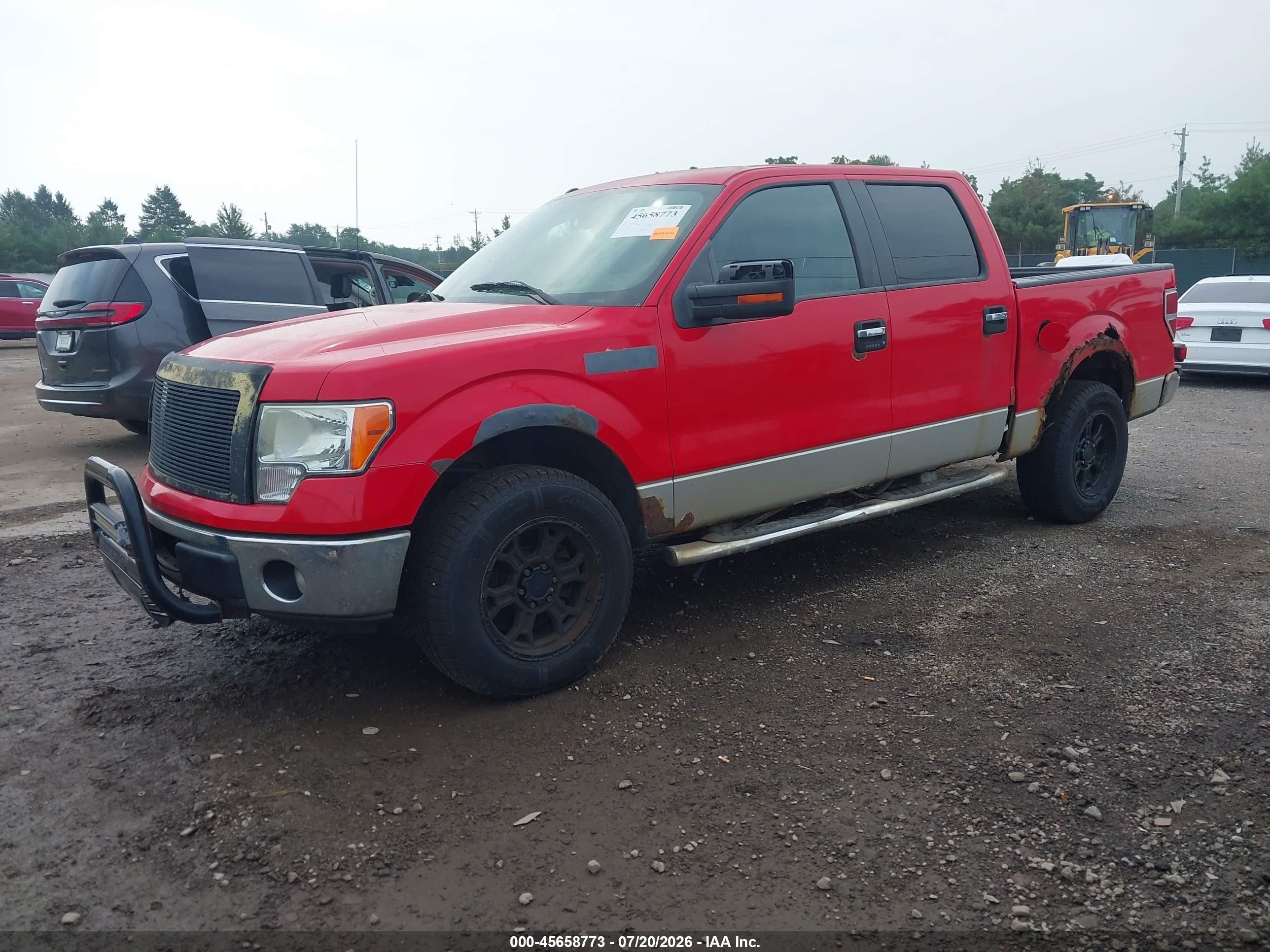 2011 Ford F-150 Xlt Красный vin: 1FTFW1EF7BFA00783