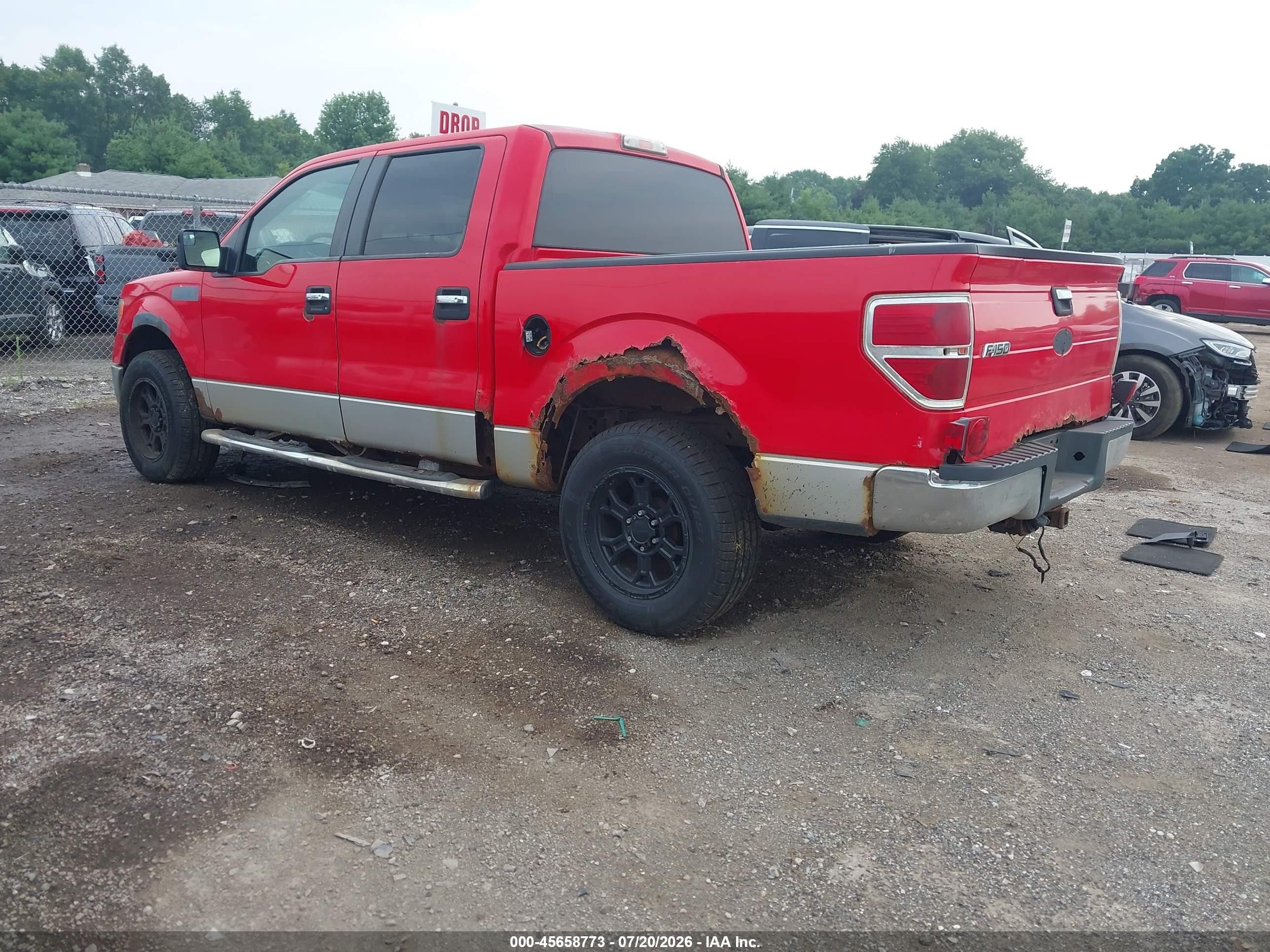 2011 Ford F-150 Xlt Красный vin: 1FTFW1EF7BFA00783