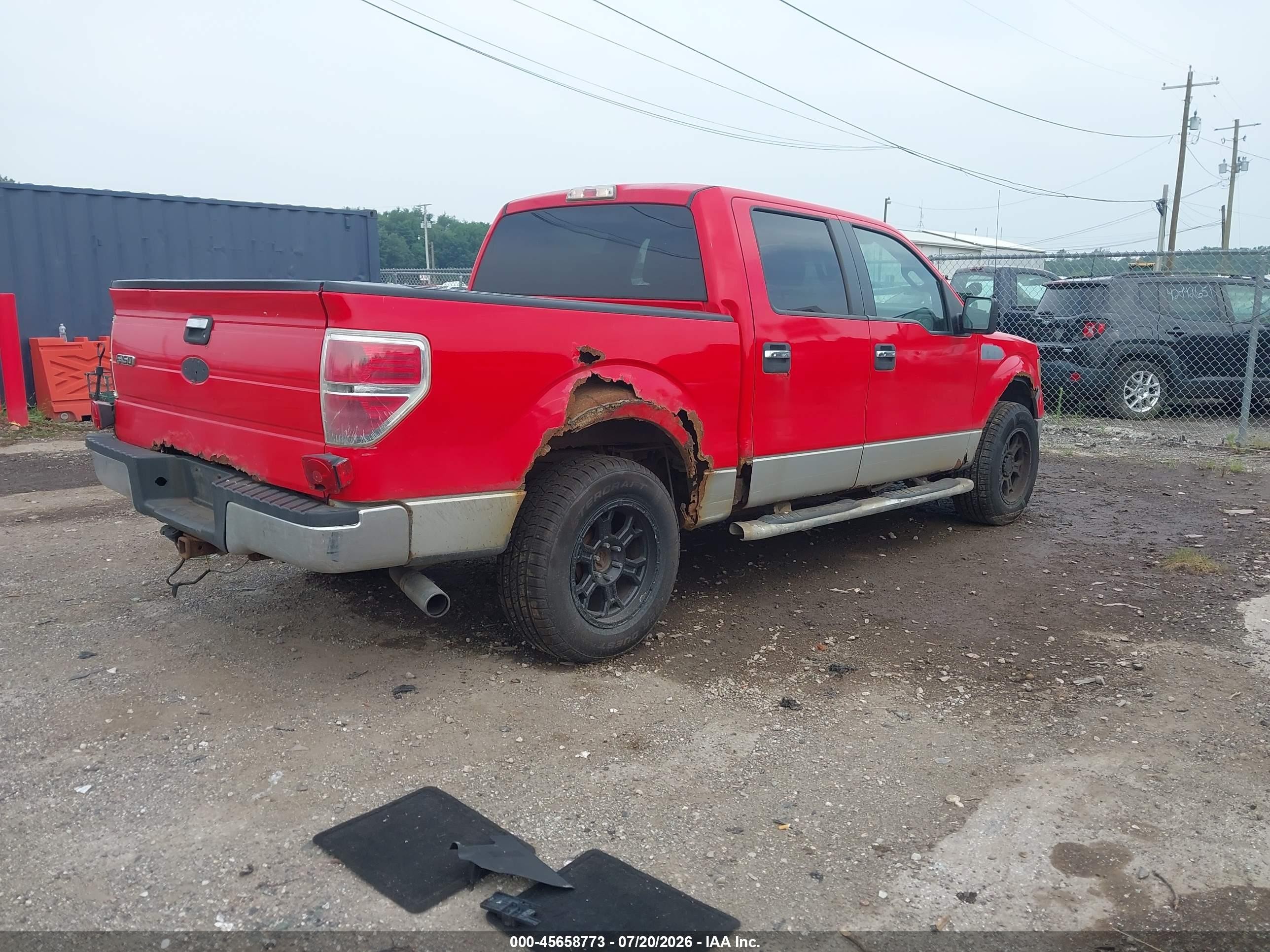 2011 Ford F-150 Xlt Красный vin: 1FTFW1EF7BFA00783