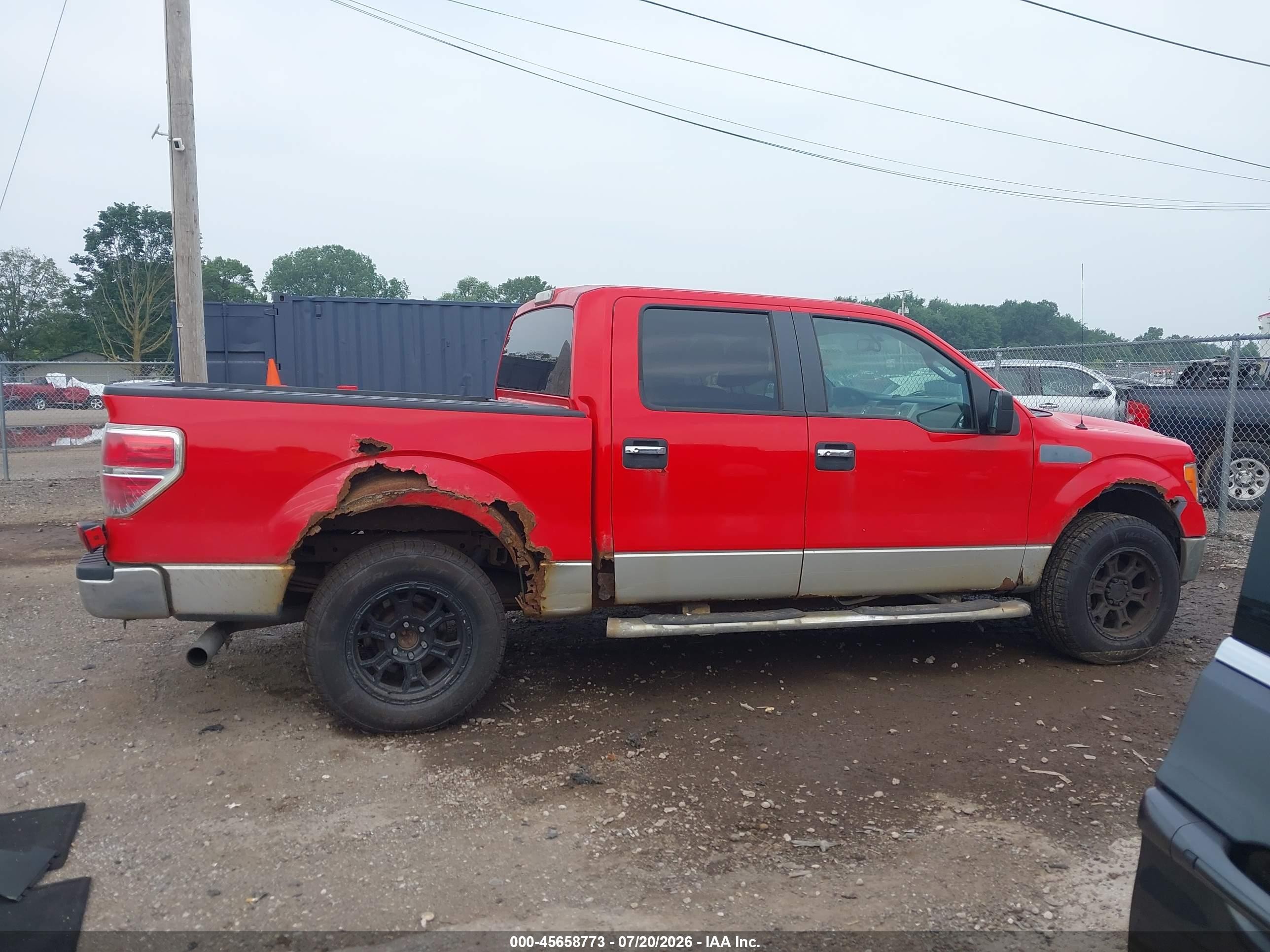2011 Ford F-150 Xlt Красный vin: 1FTFW1EF7BFA00783