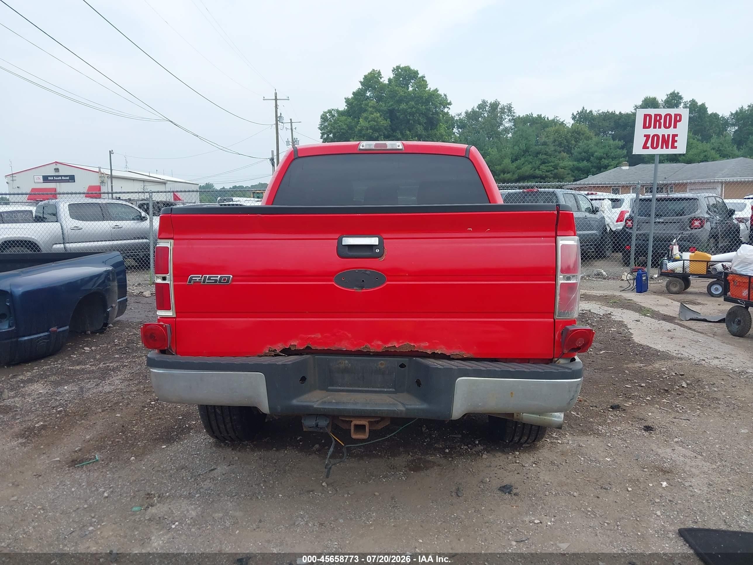 2011 Ford F-150 Xlt Красный vin: 1FTFW1EF7BFA00783