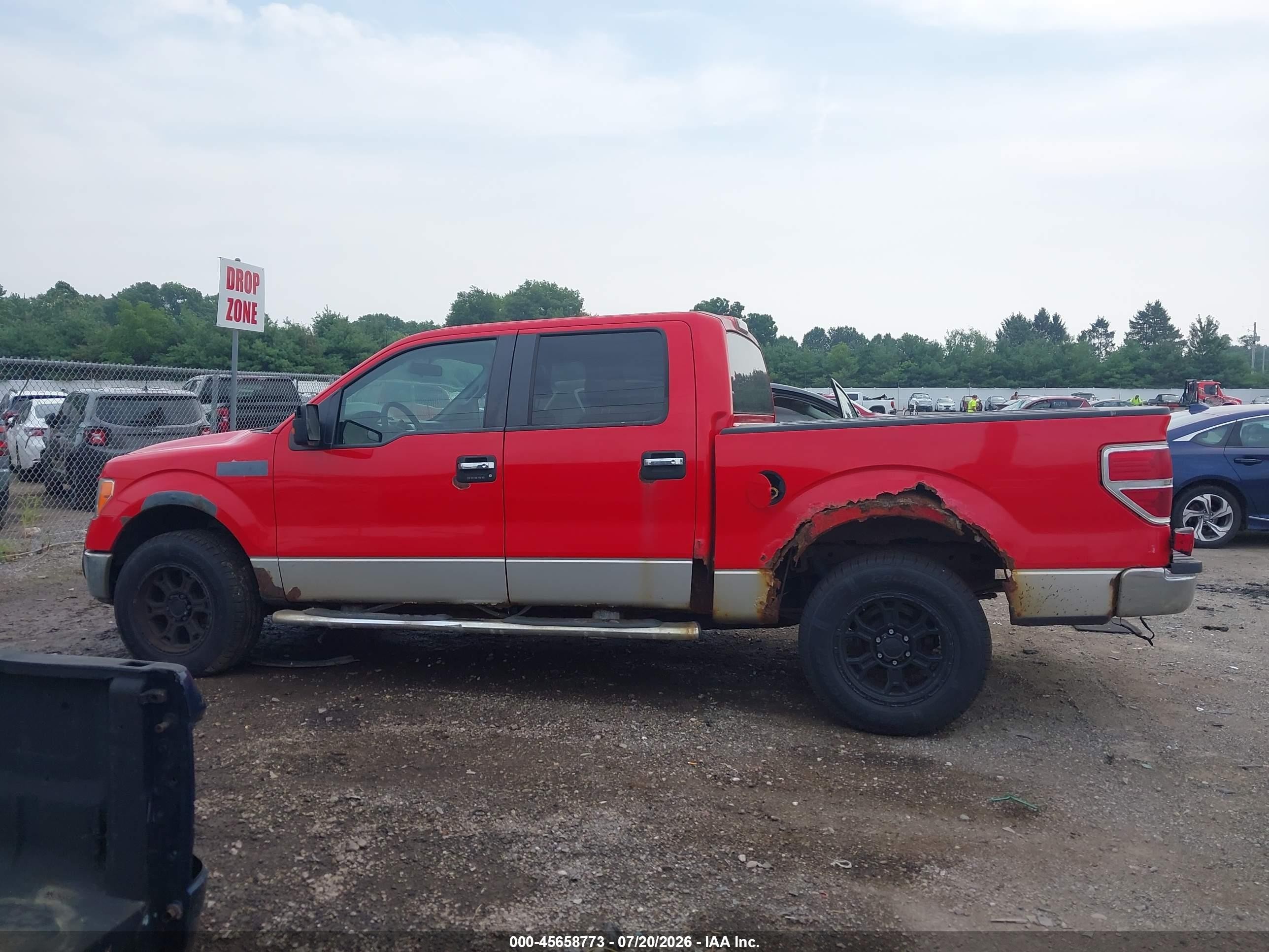 2011 Ford F-150 Xlt Красный vin: 1FTFW1EF7BFA00783