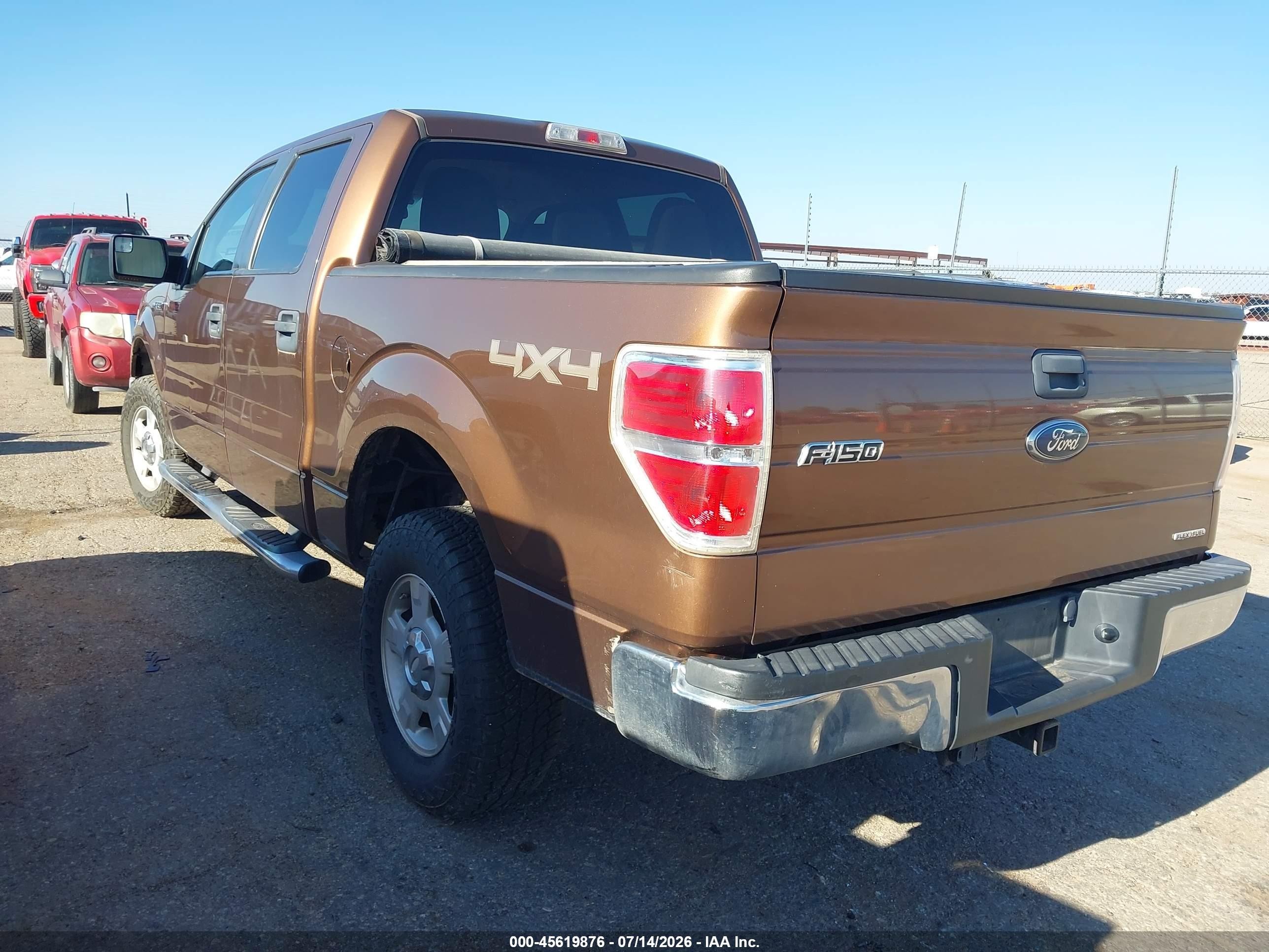 2011 Ford F-150 Xlt Brown vin: 1FTFW1EF7BFA57761