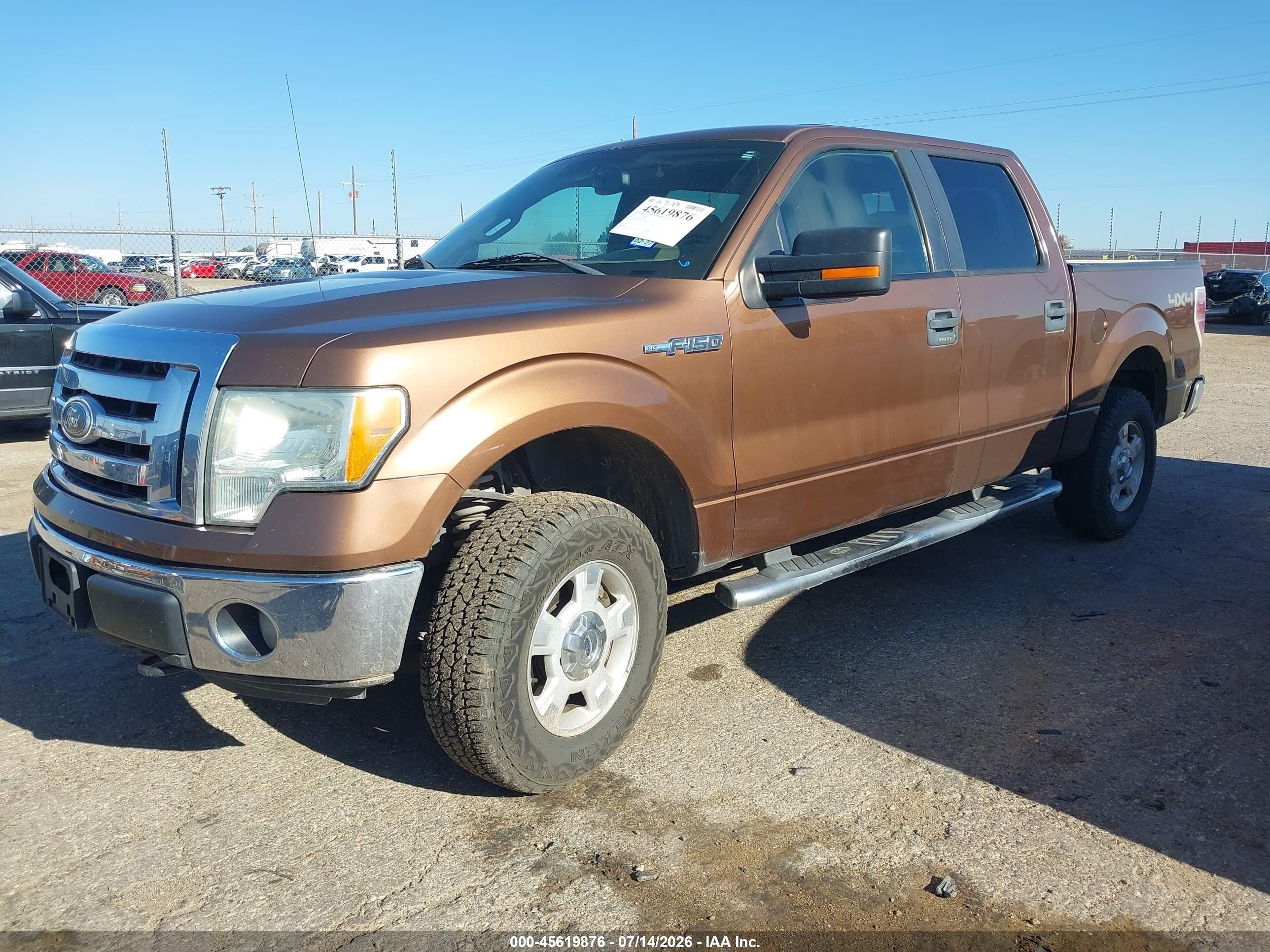 2011 Ford F-150 Xlt Brown vin: 1FTFW1EF7BFA57761