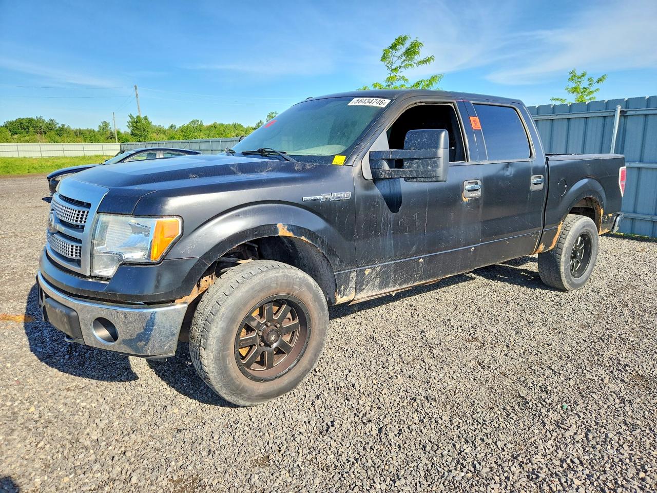 2011 Ford F150 Supercrew Черный vin: 1FTFW1EF7BFA89156