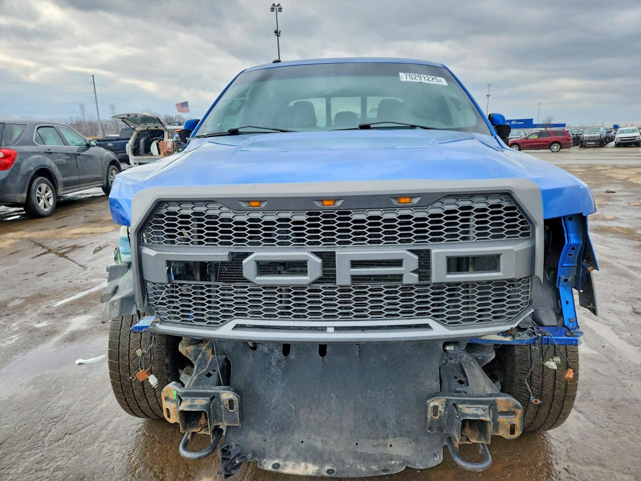 2011 Ford F150 Supercrew Blue vin: 1FTFW1EF7BFB89810