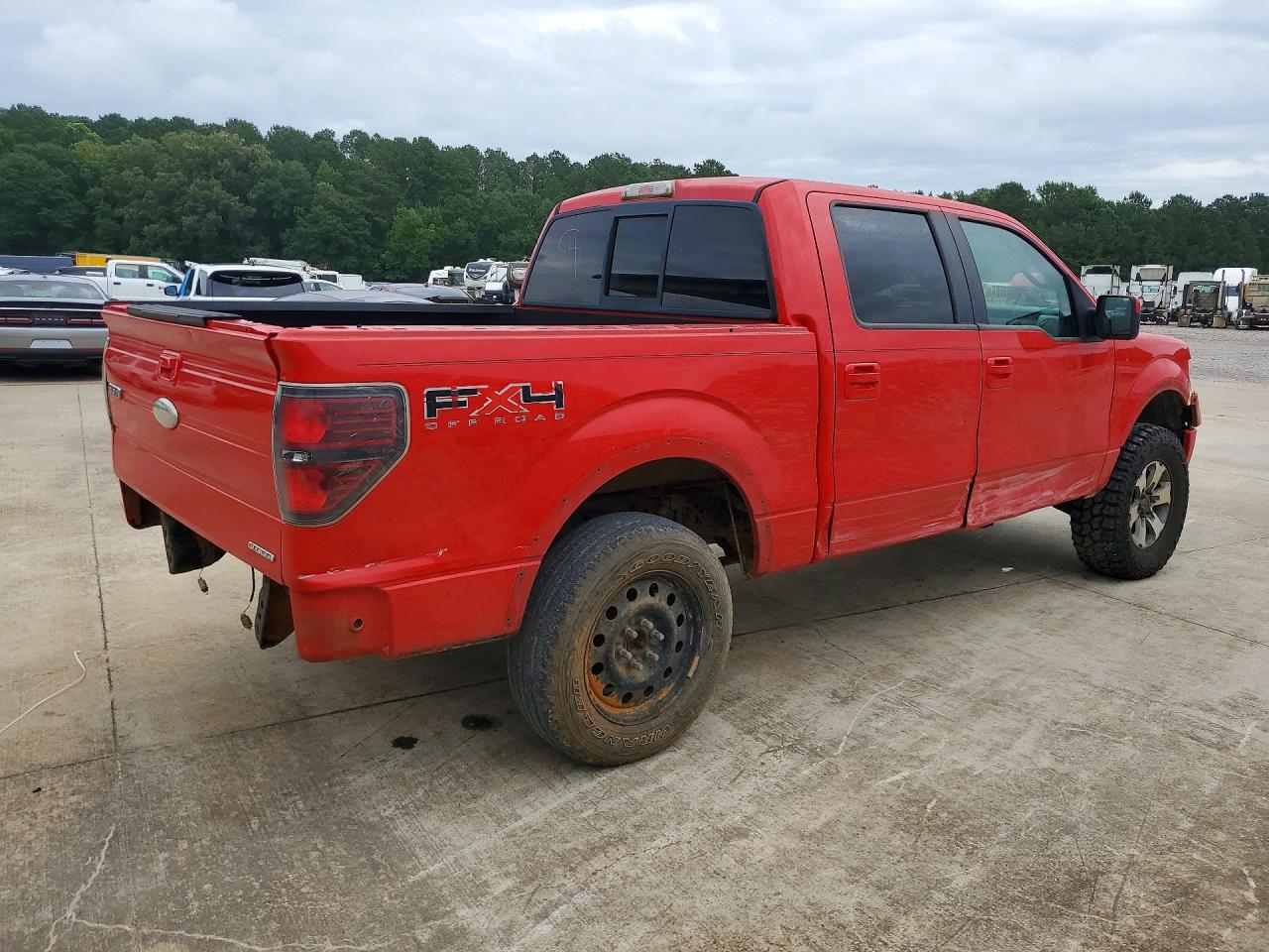 2011 Ford F150 Supercrew Red vin: 1FTFW1EF7BFB95509