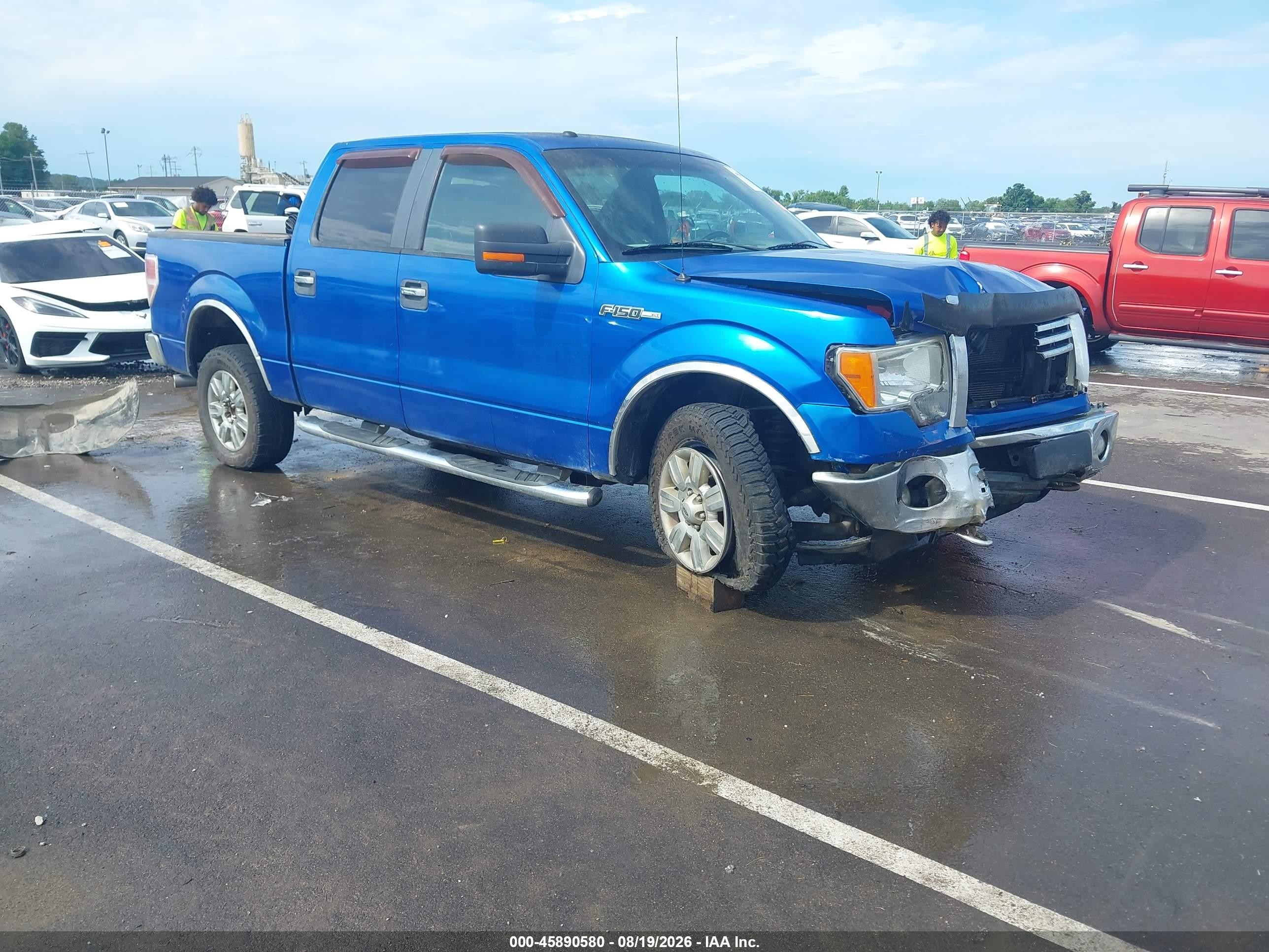 2011 Ford F-150 Xlt Blue vin: 1FTFW1EF7BFC61427