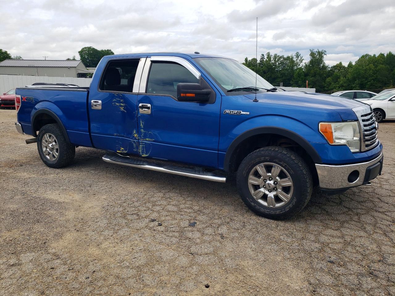 2011 Ford F150 Supercrew Blue vin: 1FTFW1EF7BKD74253