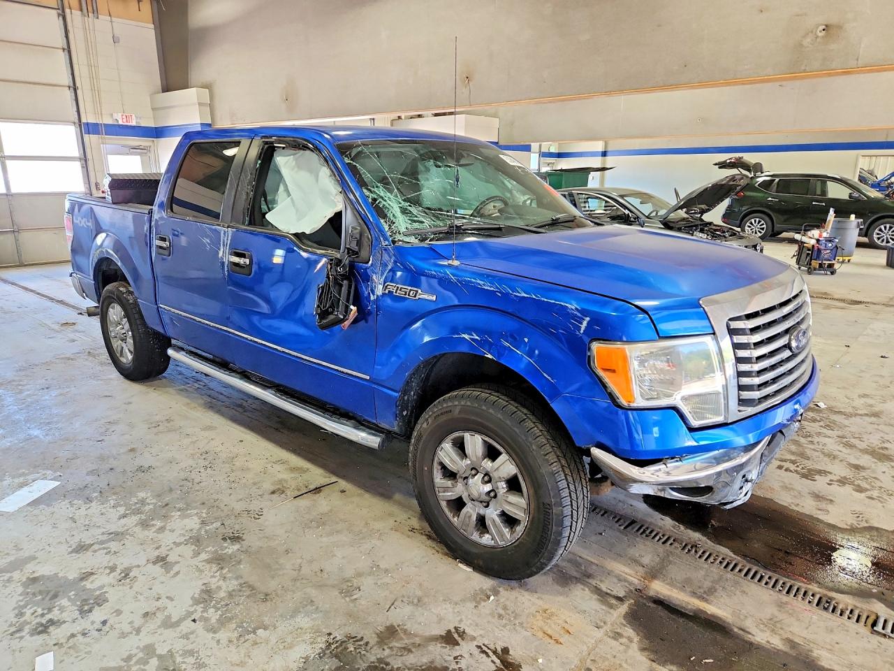 2012 Ford F150 Supercrew Blue vin: 1FTFW1EF7CFA33591