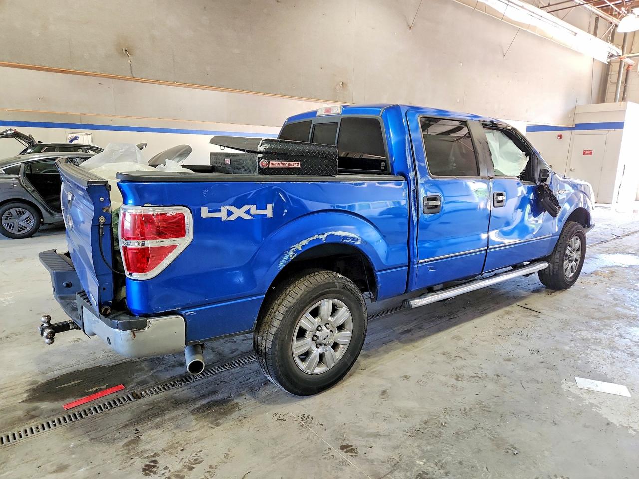 2012 Ford F150 Supercrew Blue vin: 1FTFW1EF7CFA33591