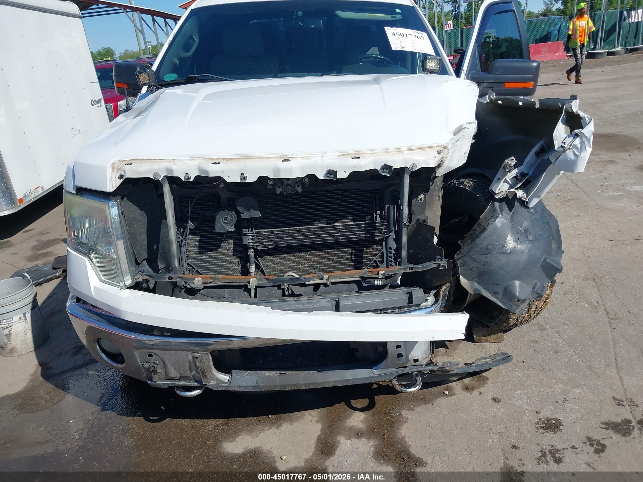 2012 Ford F-150 Xlt White vin: 1FTFW1EF7CFA54196