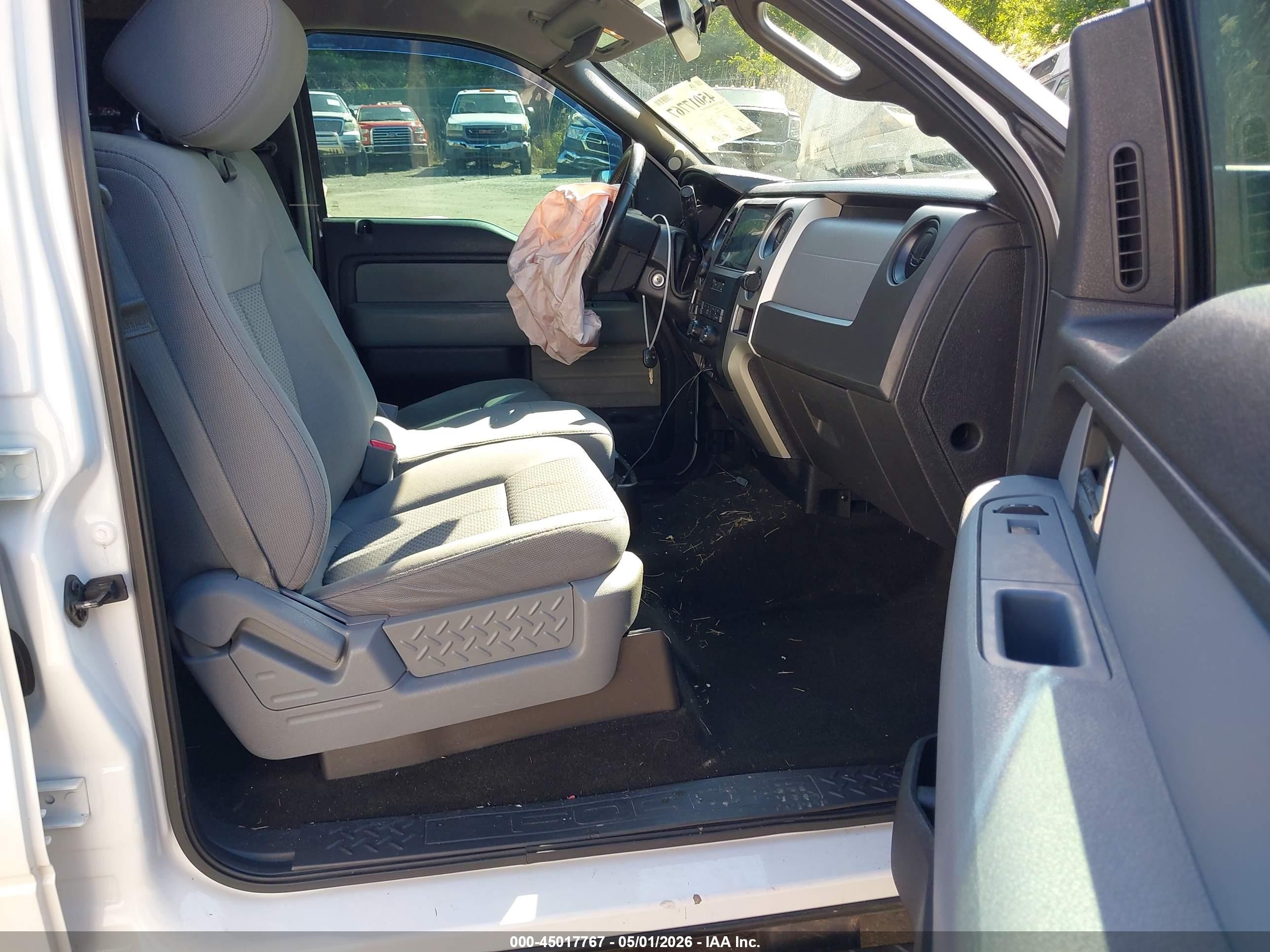 2012 Ford F-150 Xlt White vin: 1FTFW1EF7CFA54196