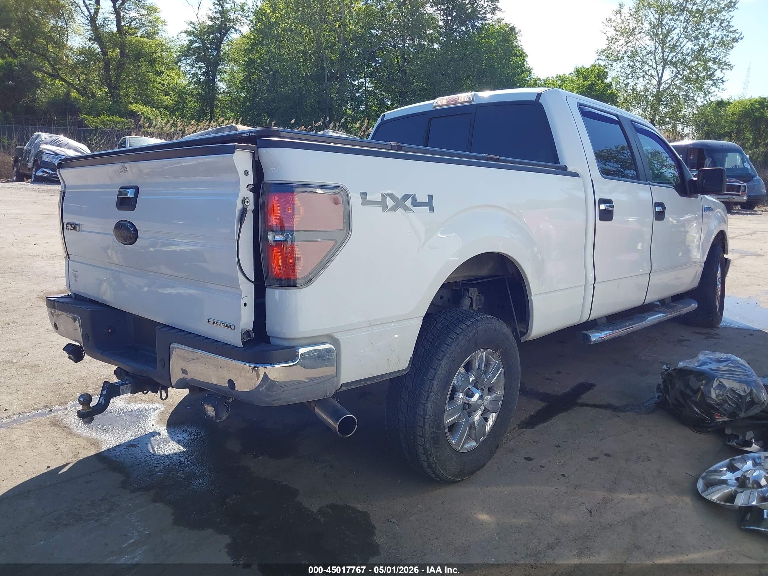 2012 Ford F-150 Xlt White vin: 1FTFW1EF7CFA54196