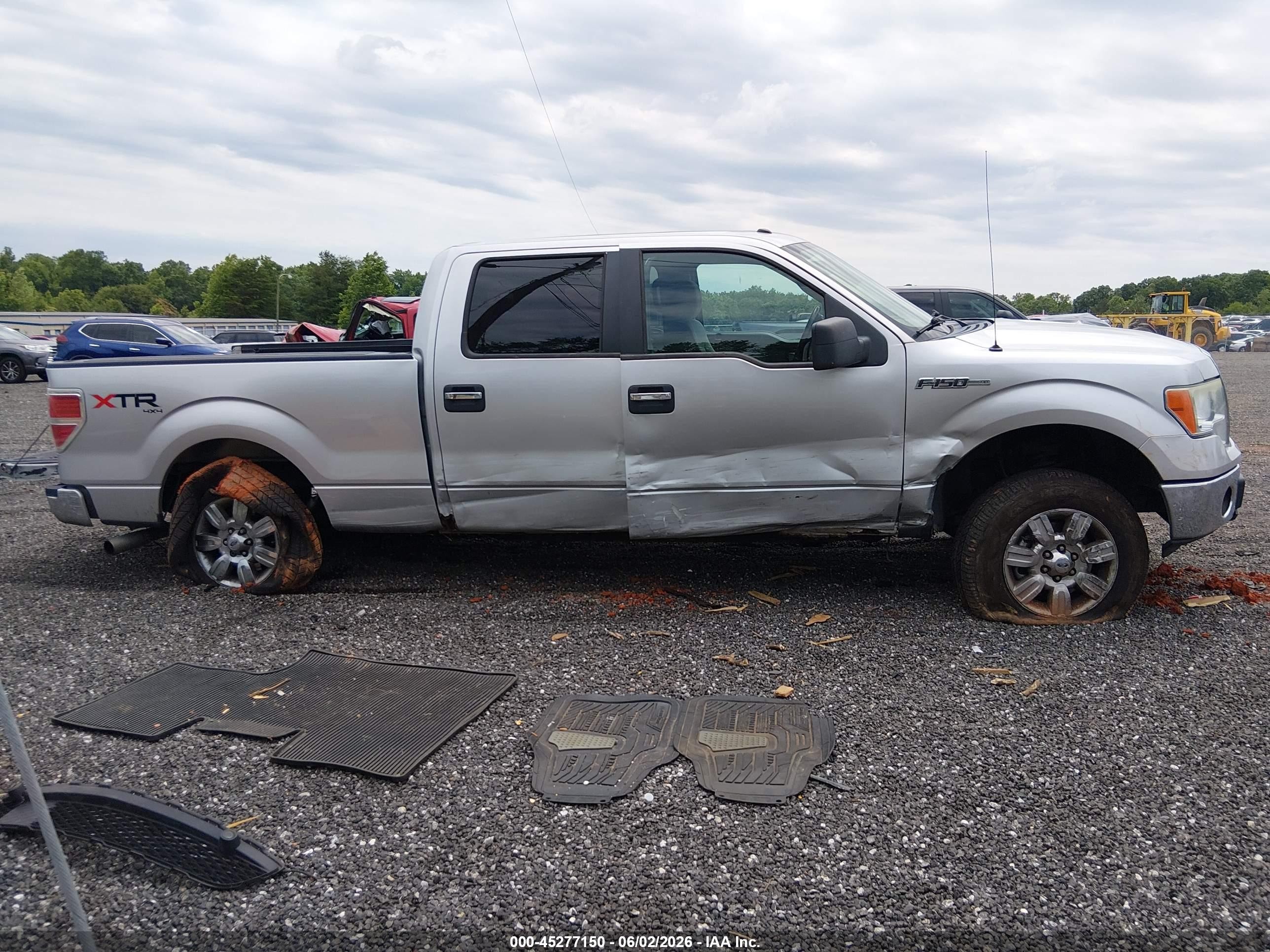 2012 Ford F-150 Xlt Silver vin: 1FTFW1EF7CFA62573