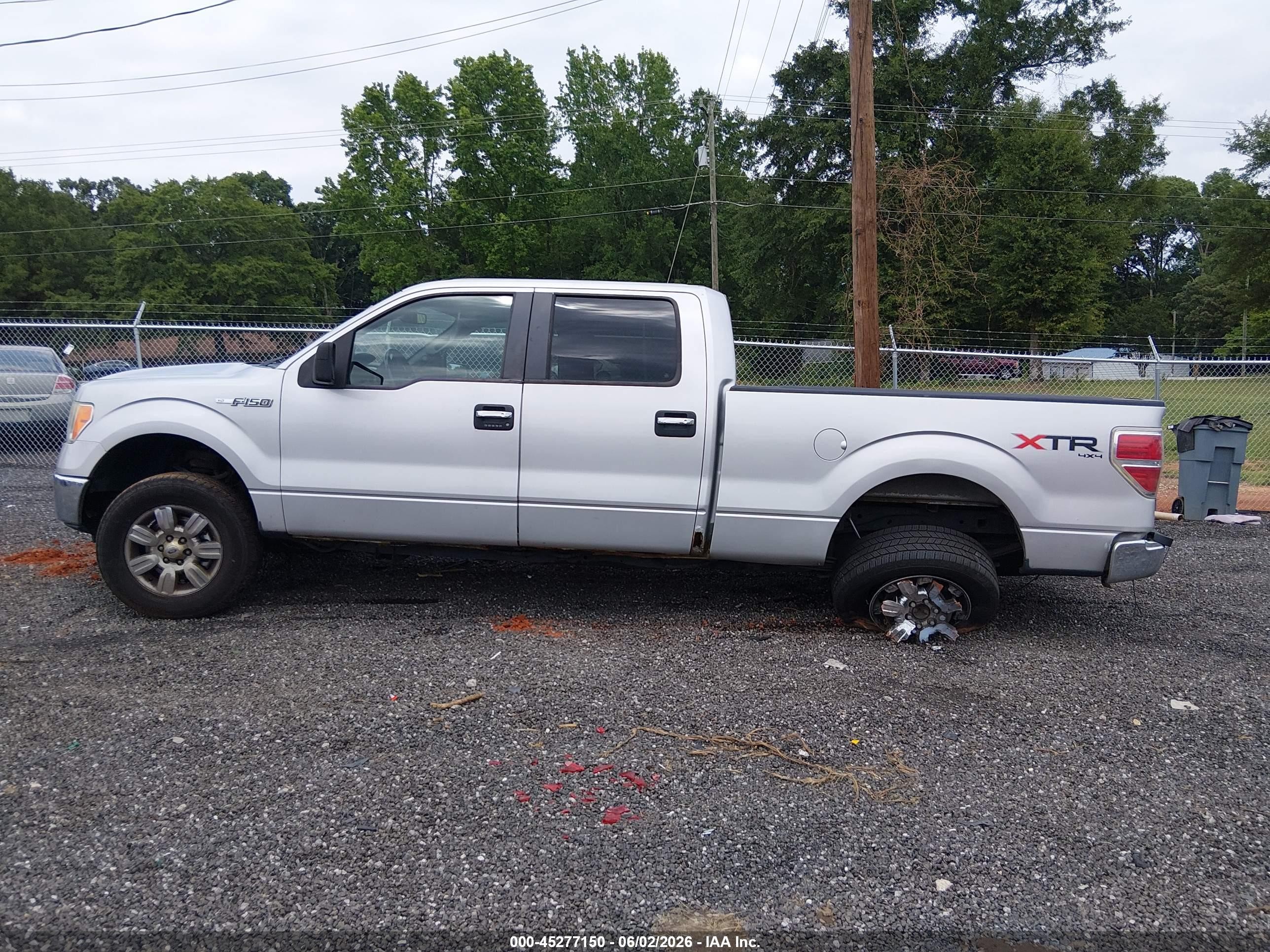 2012 Ford F-150 Xlt Silver vin: 1FTFW1EF7CFA62573