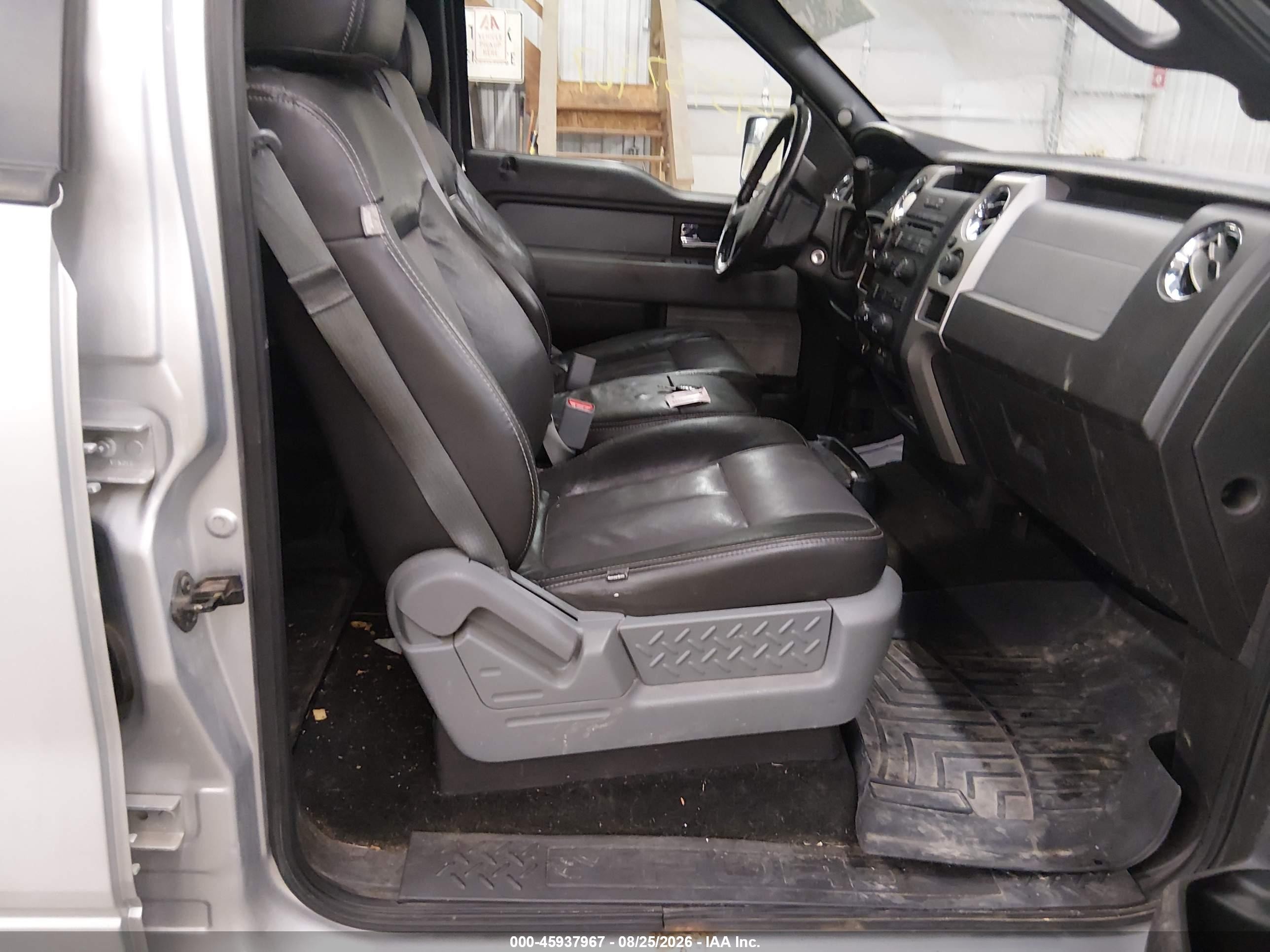 2012 Ford F150 Supercrew Silver vin: 1FTFW1EF7CFB92062