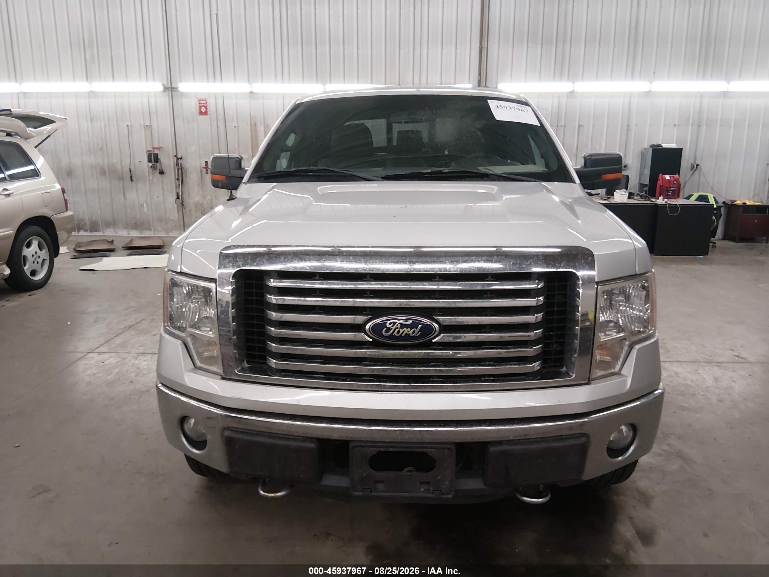 2012 Ford F150 Supercrew Silver vin: 1FTFW1EF7CFB92062