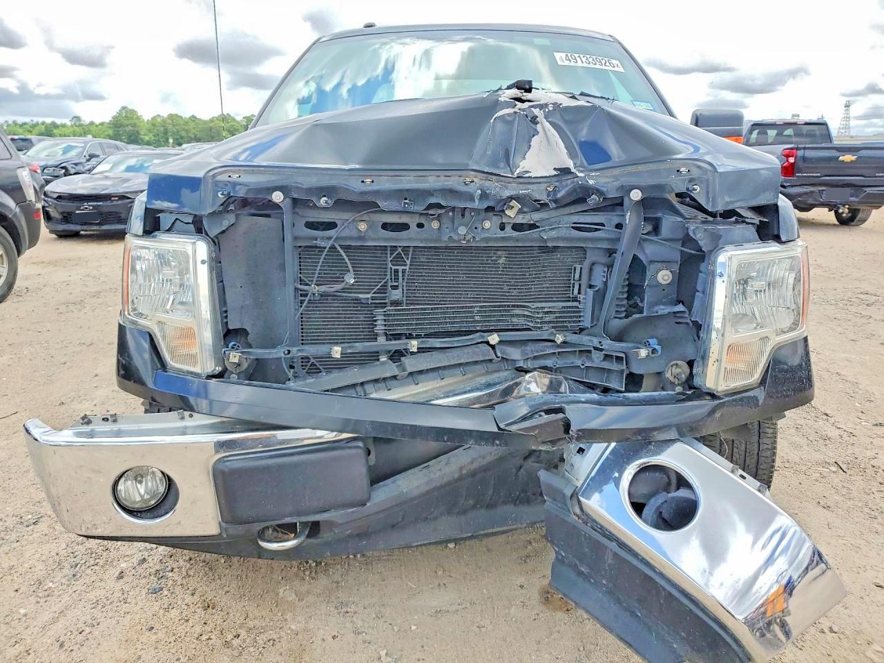 2012 Ford F150 Supercrew Black vin: 1FTFW1EF7CFC01682