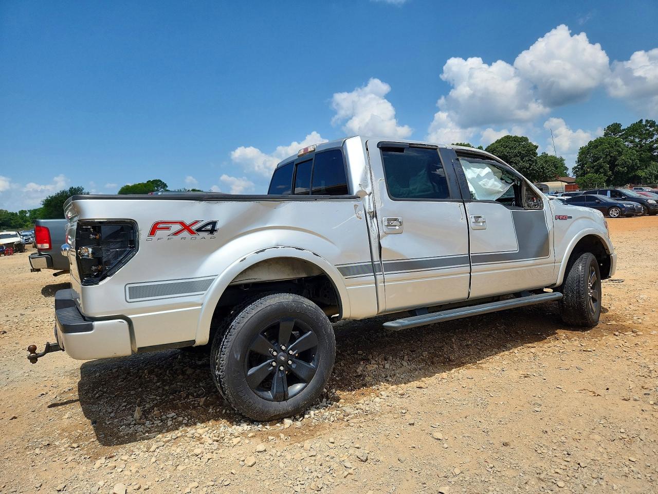 2012 Ford F150 Supercrew Silver vin: 1FTFW1EF7CFC33676