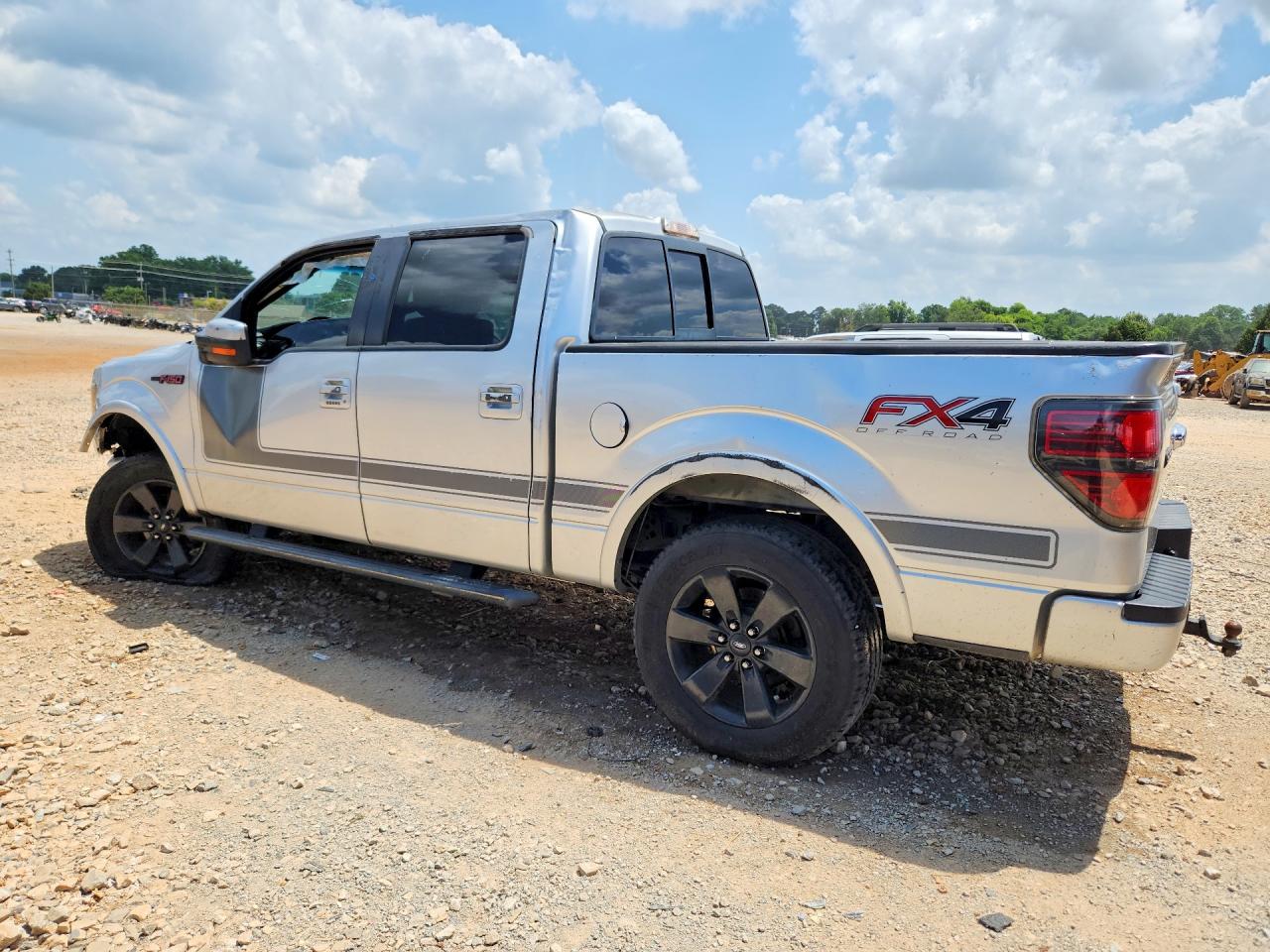 2012 Ford F150 Supercrew Silver vin: 1FTFW1EF7CFC33676