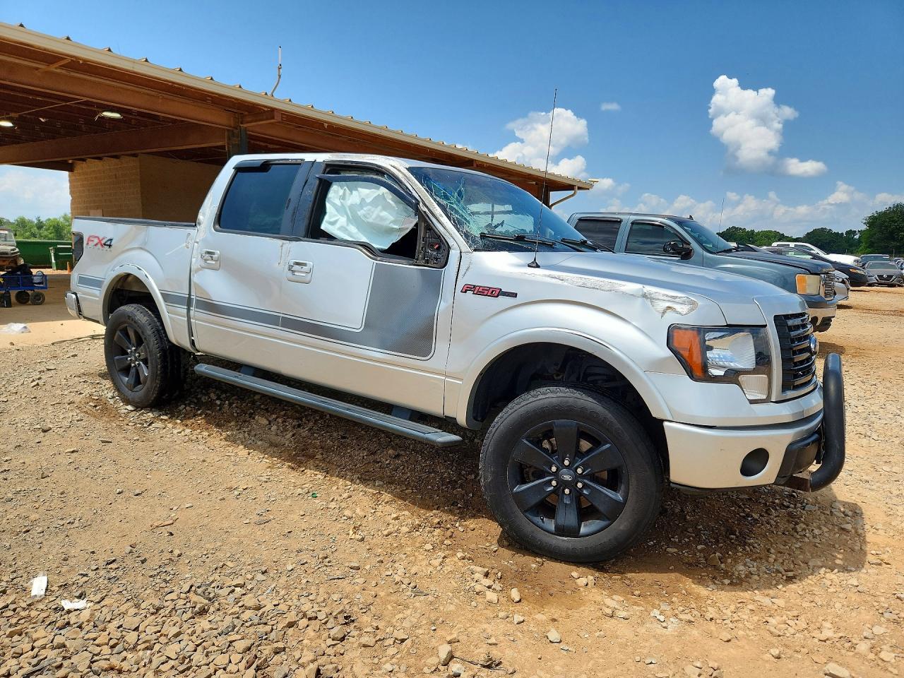 2012 Ford F150 Supercrew Silver vin: 1FTFW1EF7CFC33676