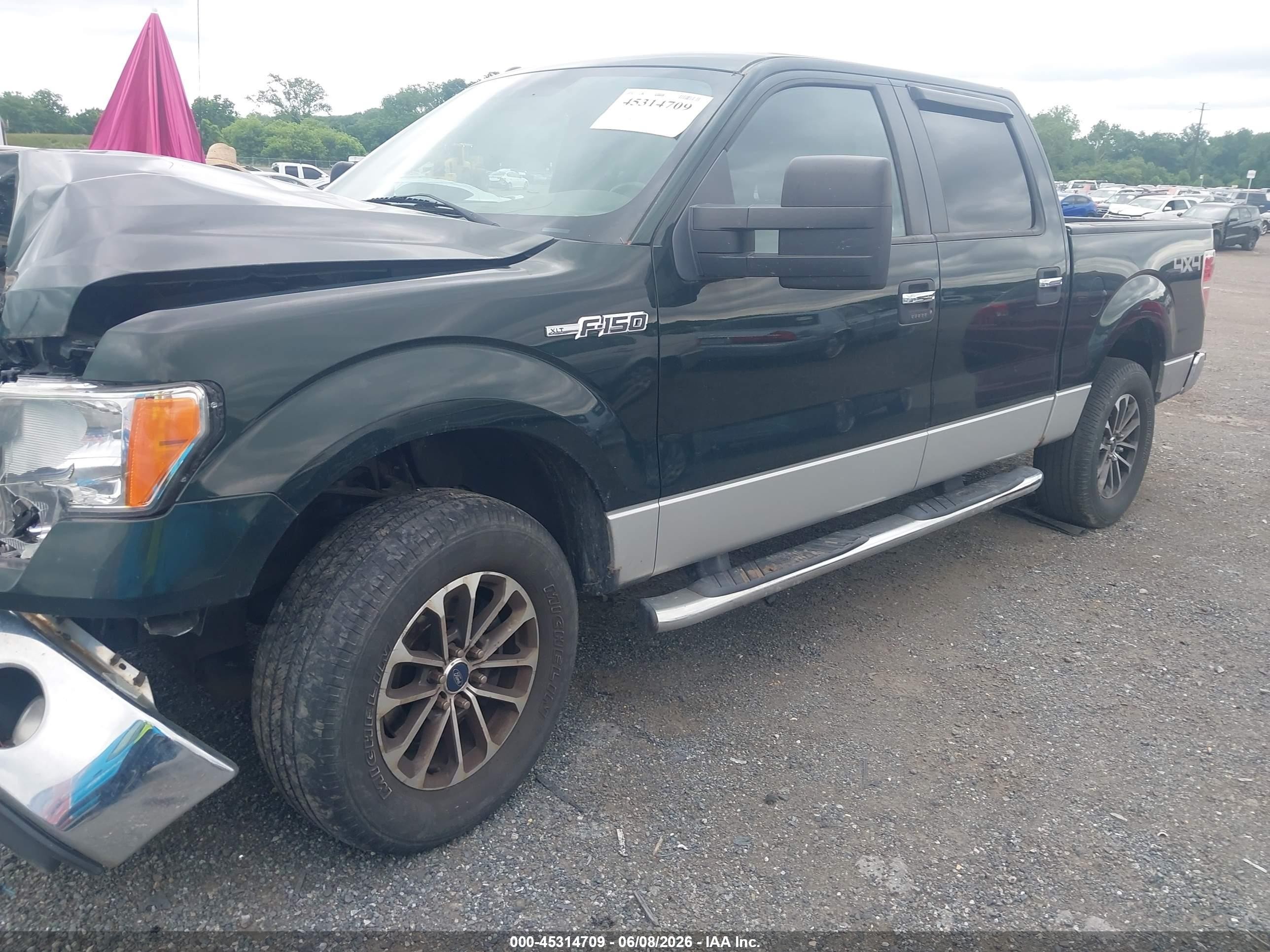 2012 Ford F-150 Xlt Черный vin: 1FTFW1EF7CFC39137