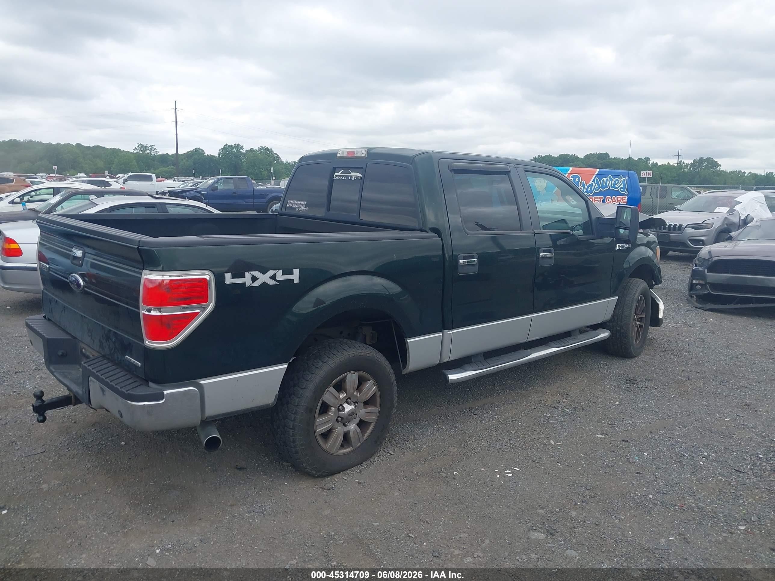 2012 Ford F-150 Xlt Черный vin: 1FTFW1EF7CFC39137