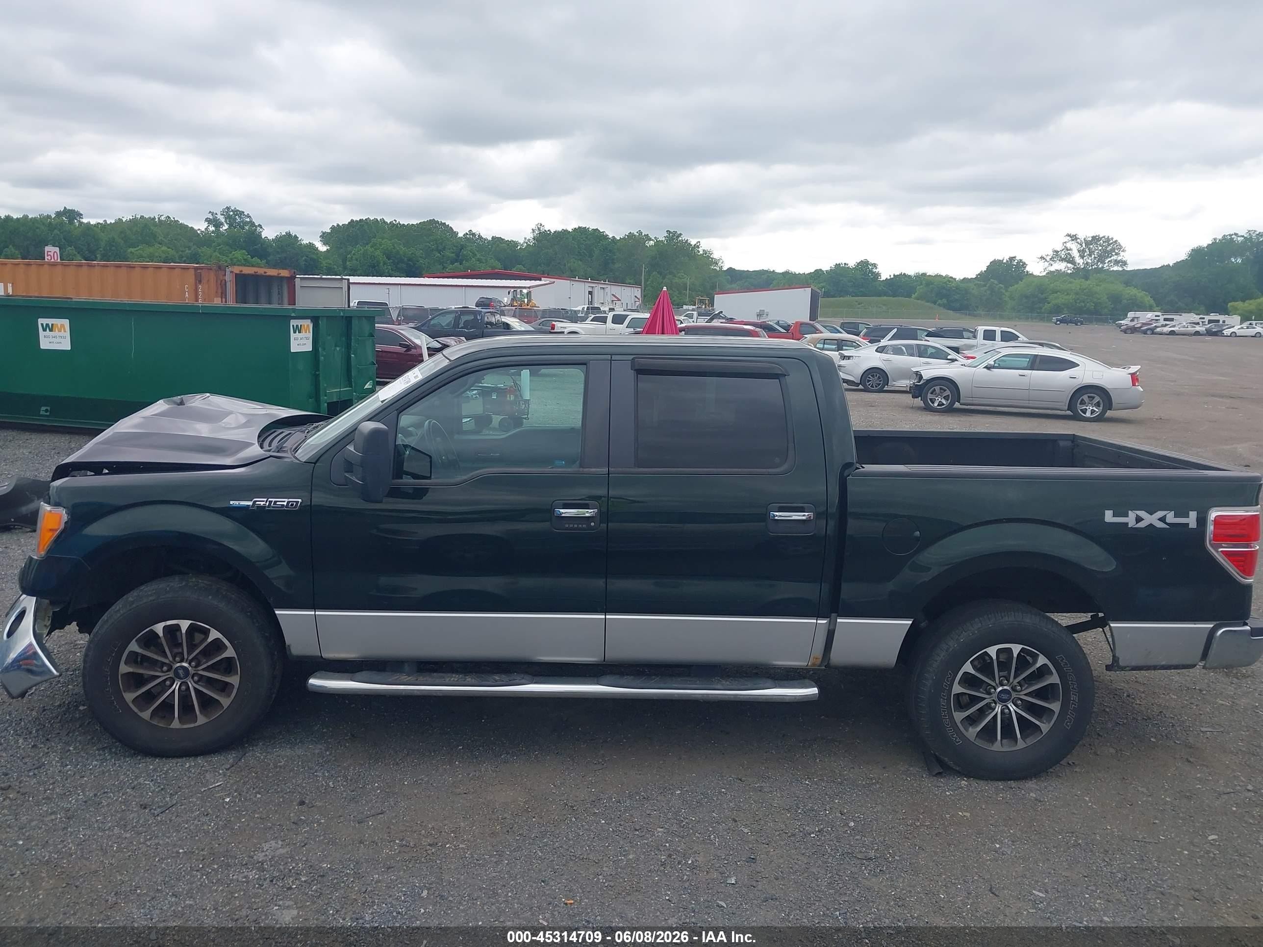 2012 Ford F-150 Xlt Черный vin: 1FTFW1EF7CFC39137