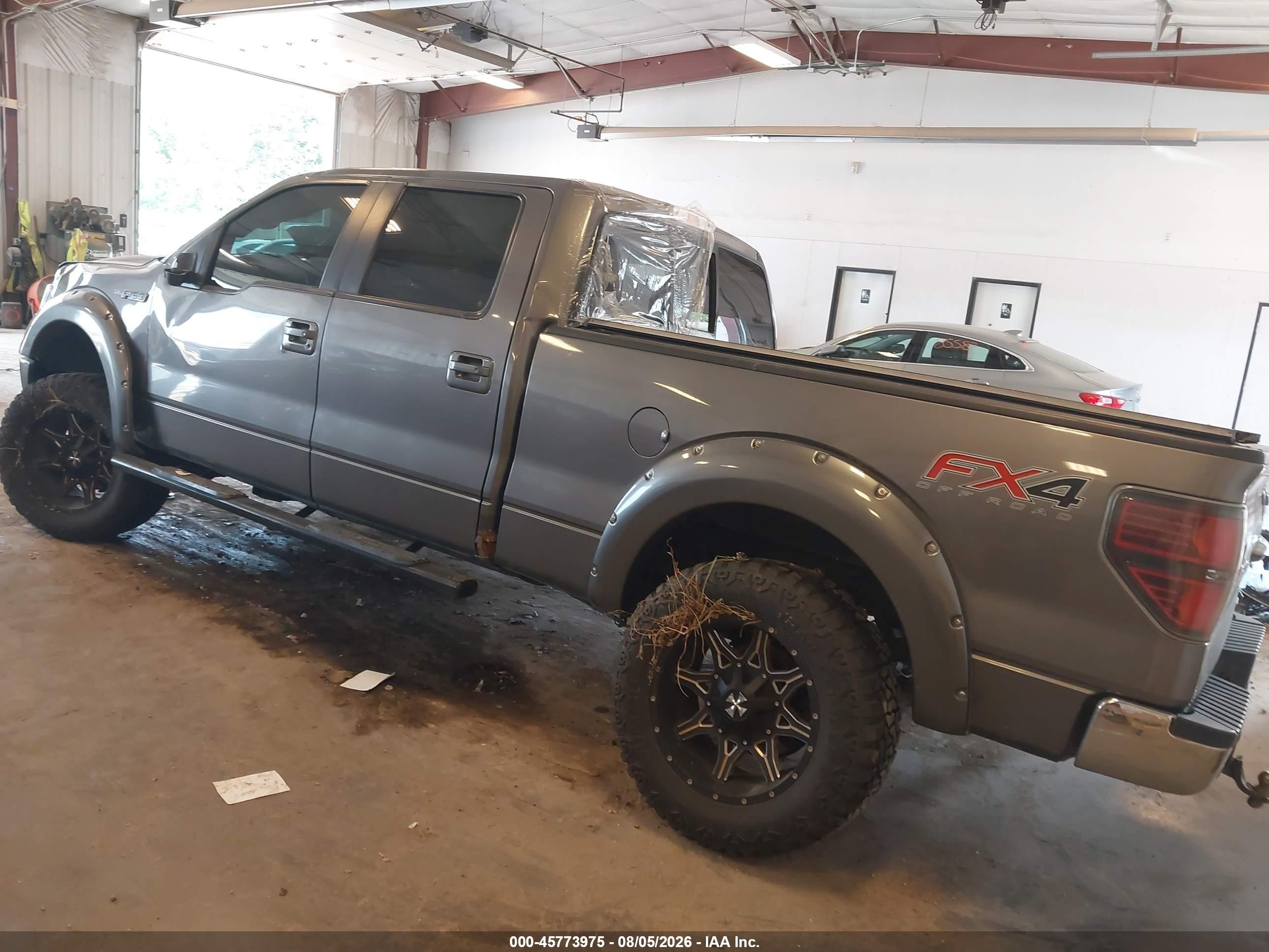 2012 Ford F-150 Fx4 Gray vin: 1FTFW1EF7CFC60554