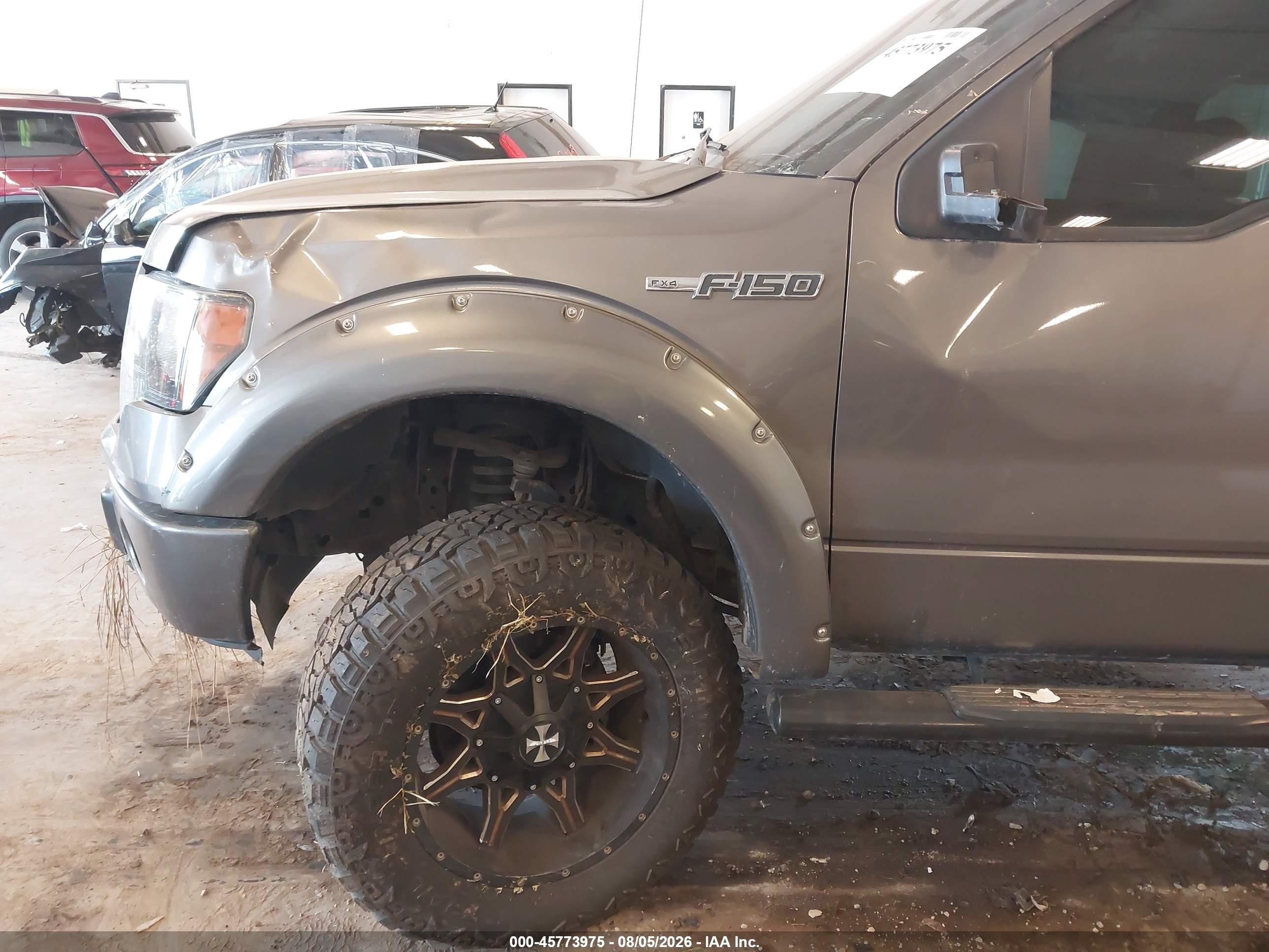 2012 Ford F-150 Fx4 Gray vin: 1FTFW1EF7CFC60554
