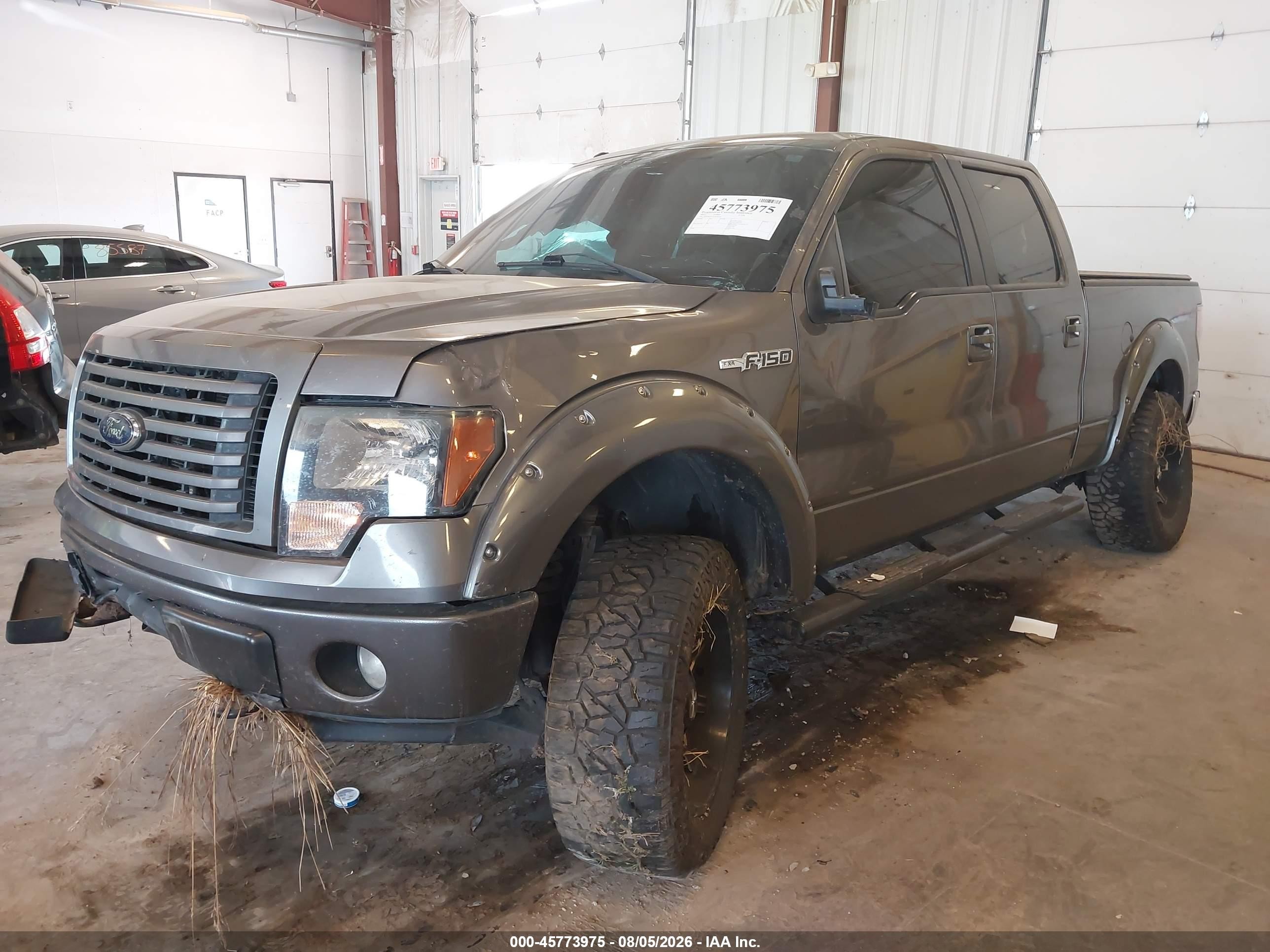 2012 Ford F-150 Fx4 Gray vin: 1FTFW1EF7CFC60554