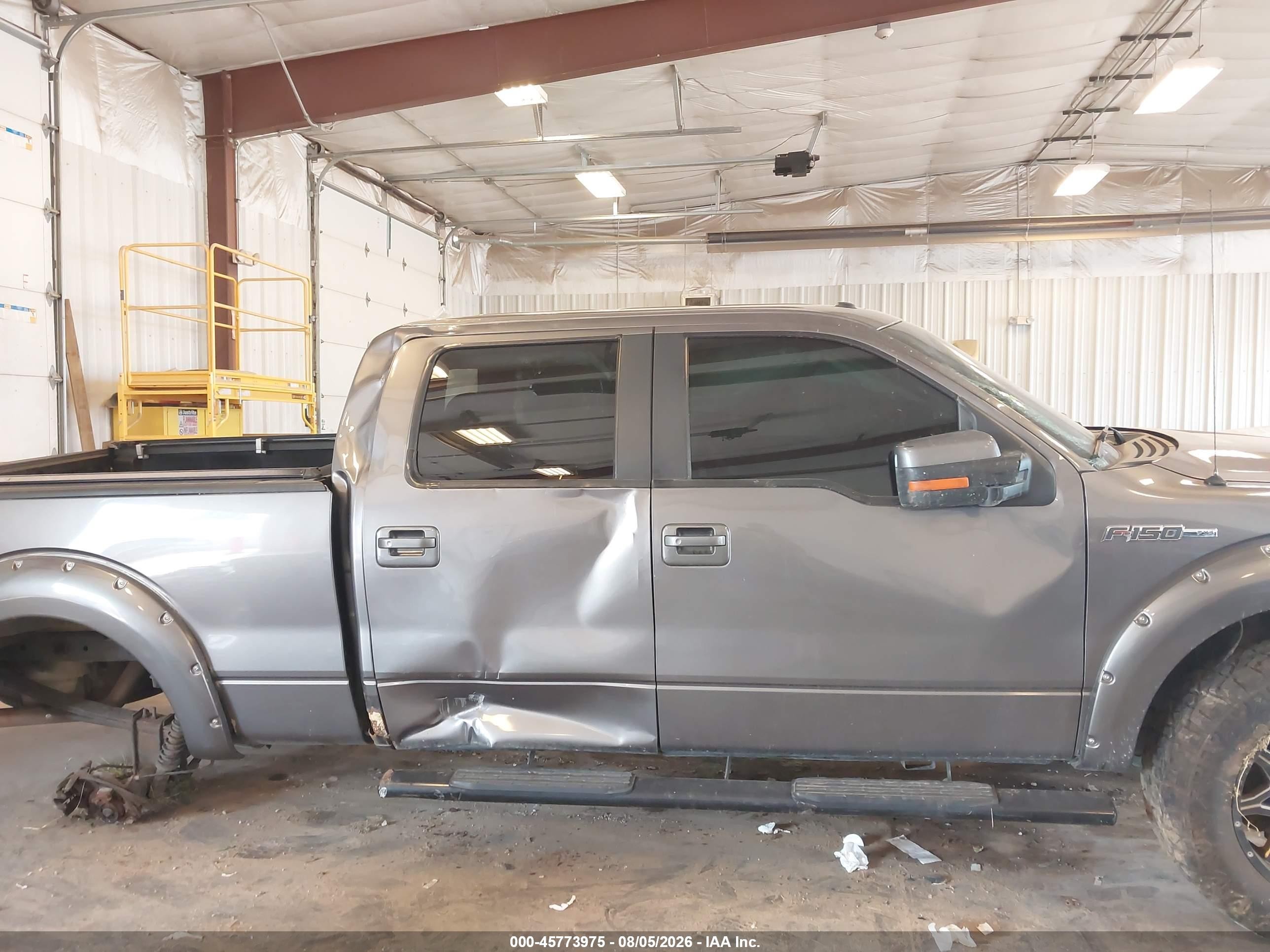 2012 Ford F-150 Fx4 Gray vin: 1FTFW1EF7CFC60554