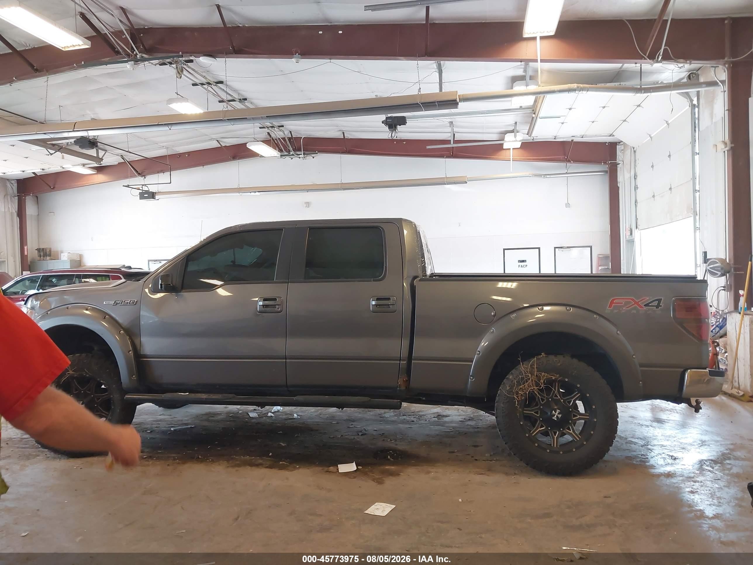 2012 Ford F-150 Fx4 Gray vin: 1FTFW1EF7CFC60554