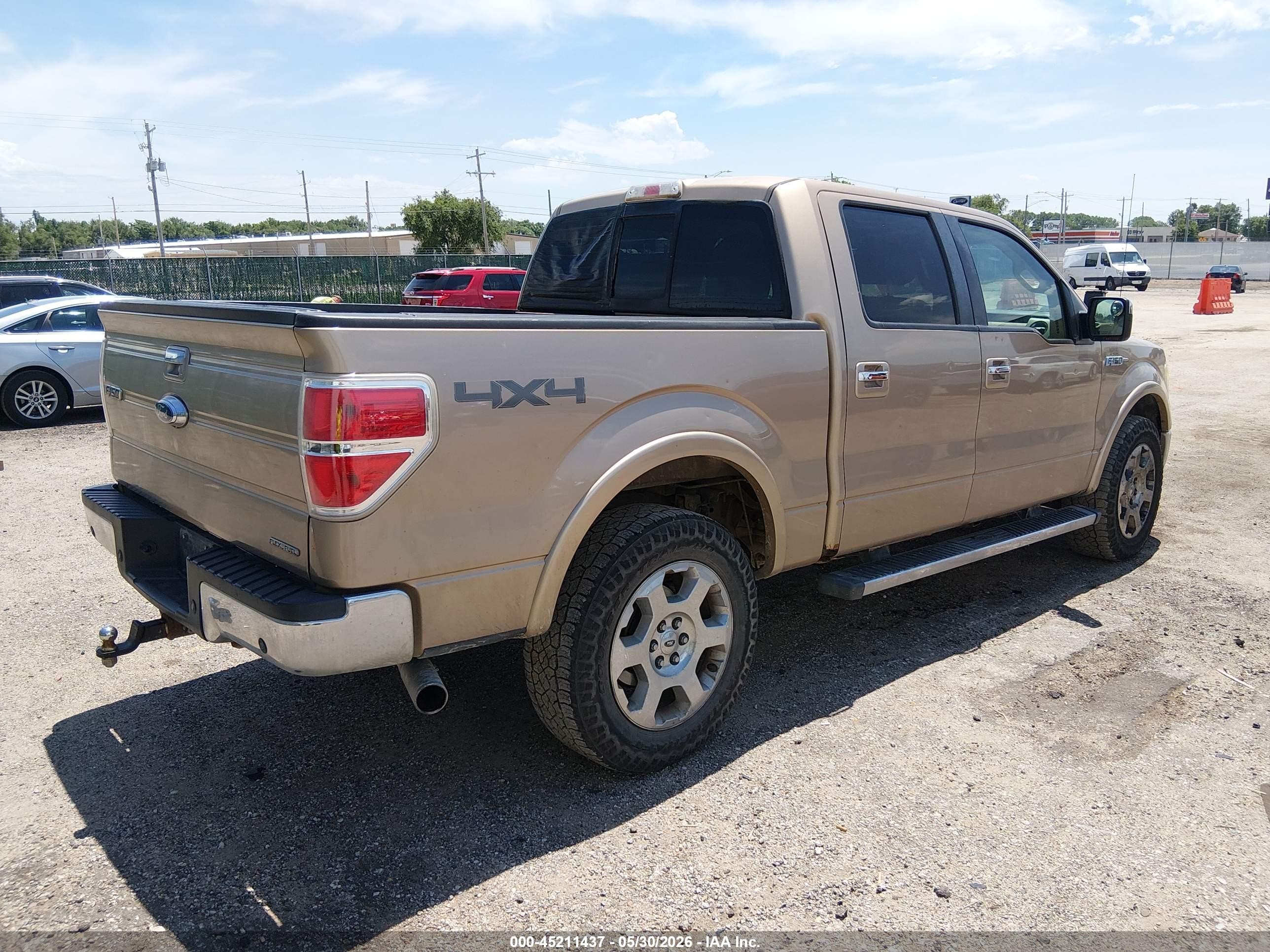 2012 Ford F-150 Lariat Brown vin: 1FTFW1EF7CKD96139