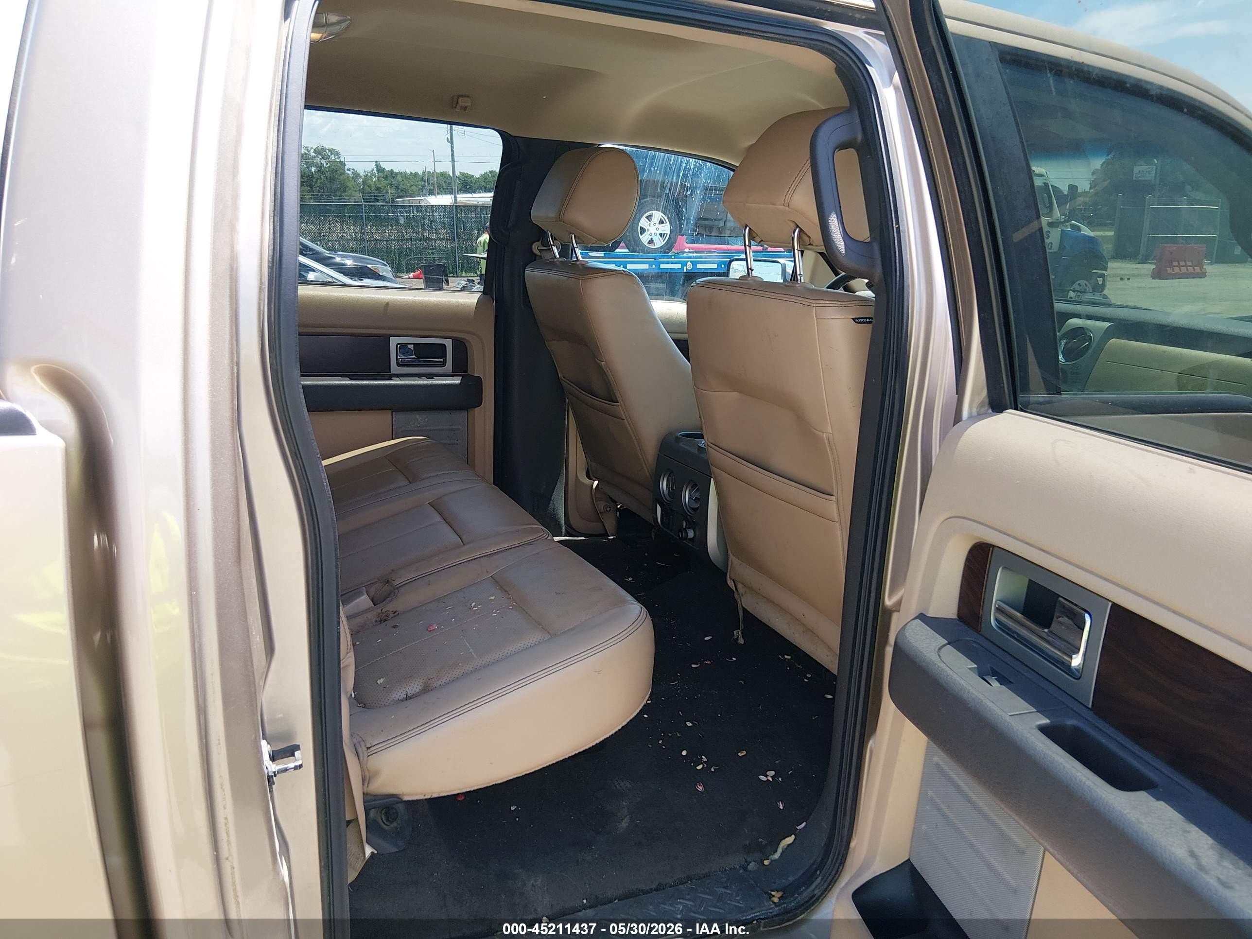 2012 Ford F-150 Lariat Brown vin: 1FTFW1EF7CKD96139