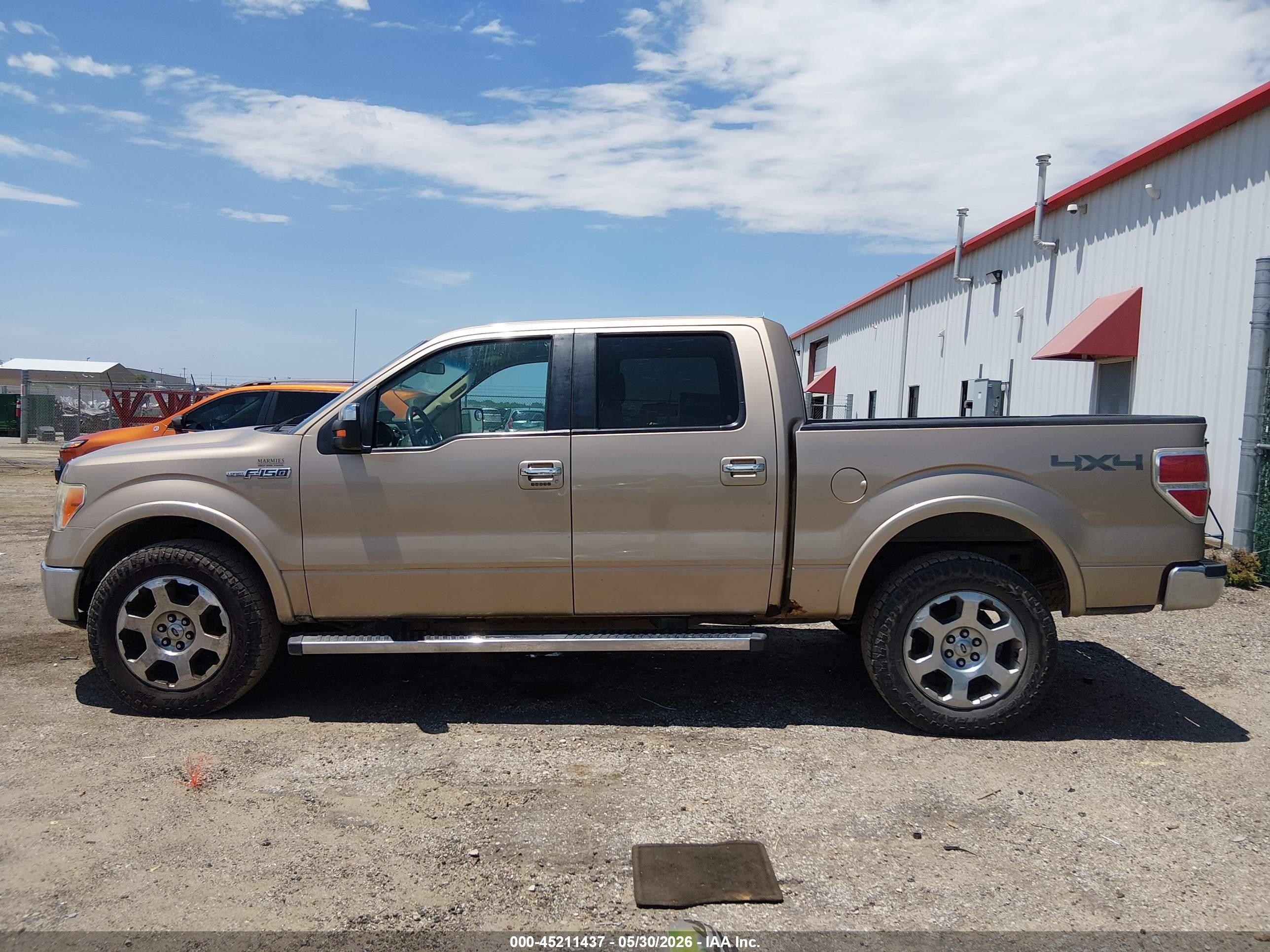 2012 Ford F-150 Lariat Brown vin: 1FTFW1EF7CKD96139