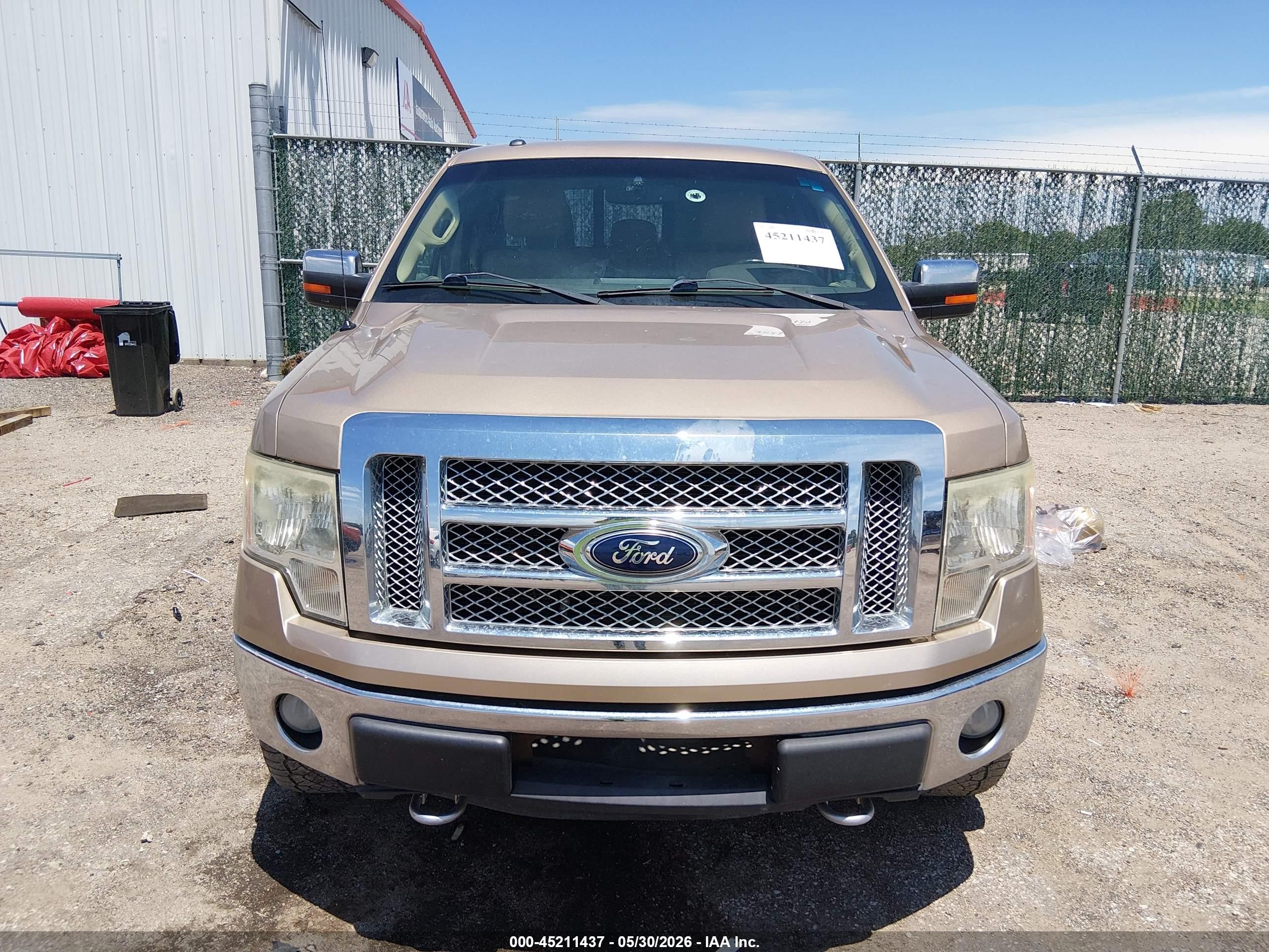 2012 Ford F-150 Lariat Brown vin: 1FTFW1EF7CKD96139