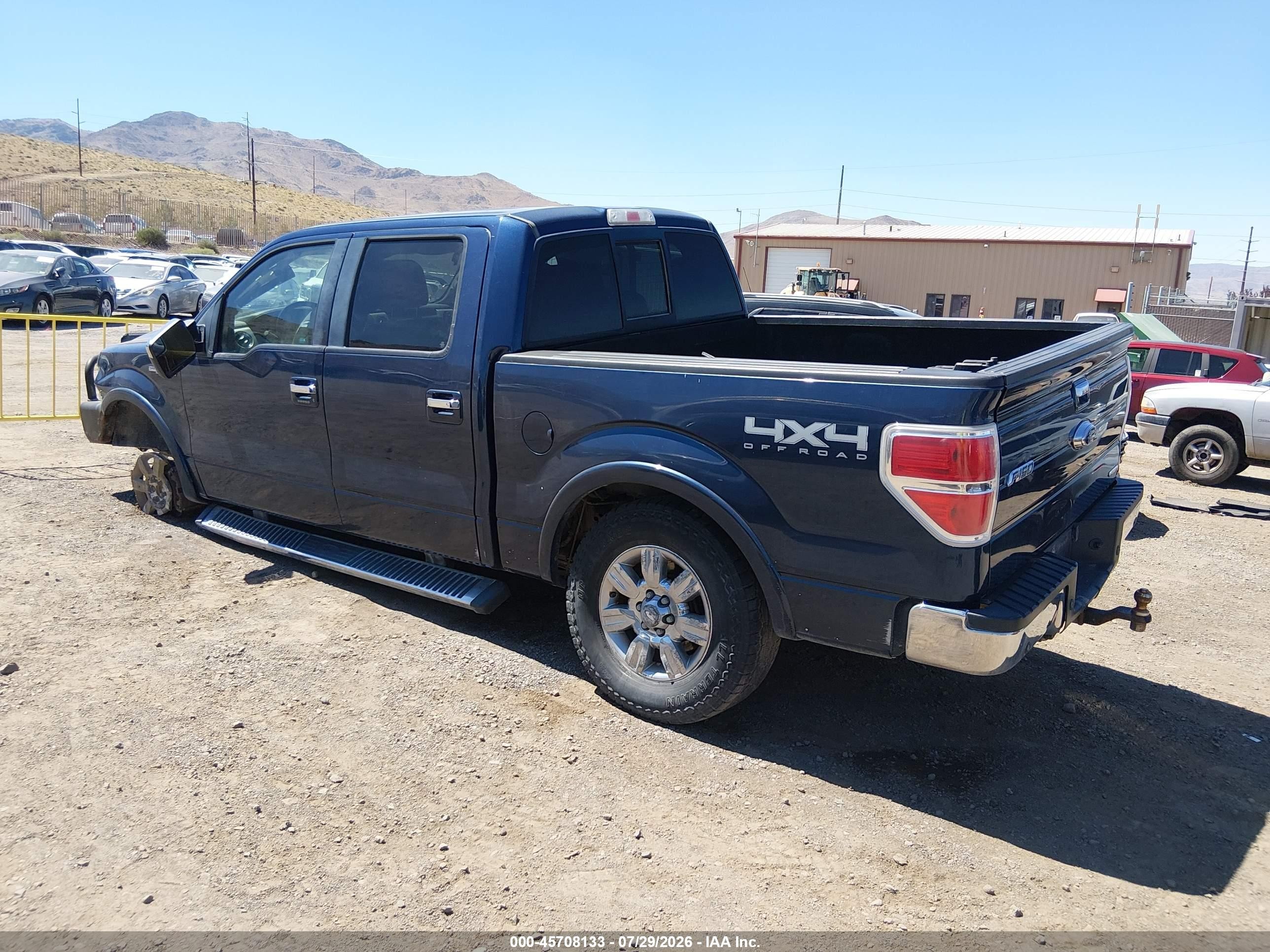 2013 Ford F-150 Lariat Blue vin: 1FTFW1EF7DFA46794
