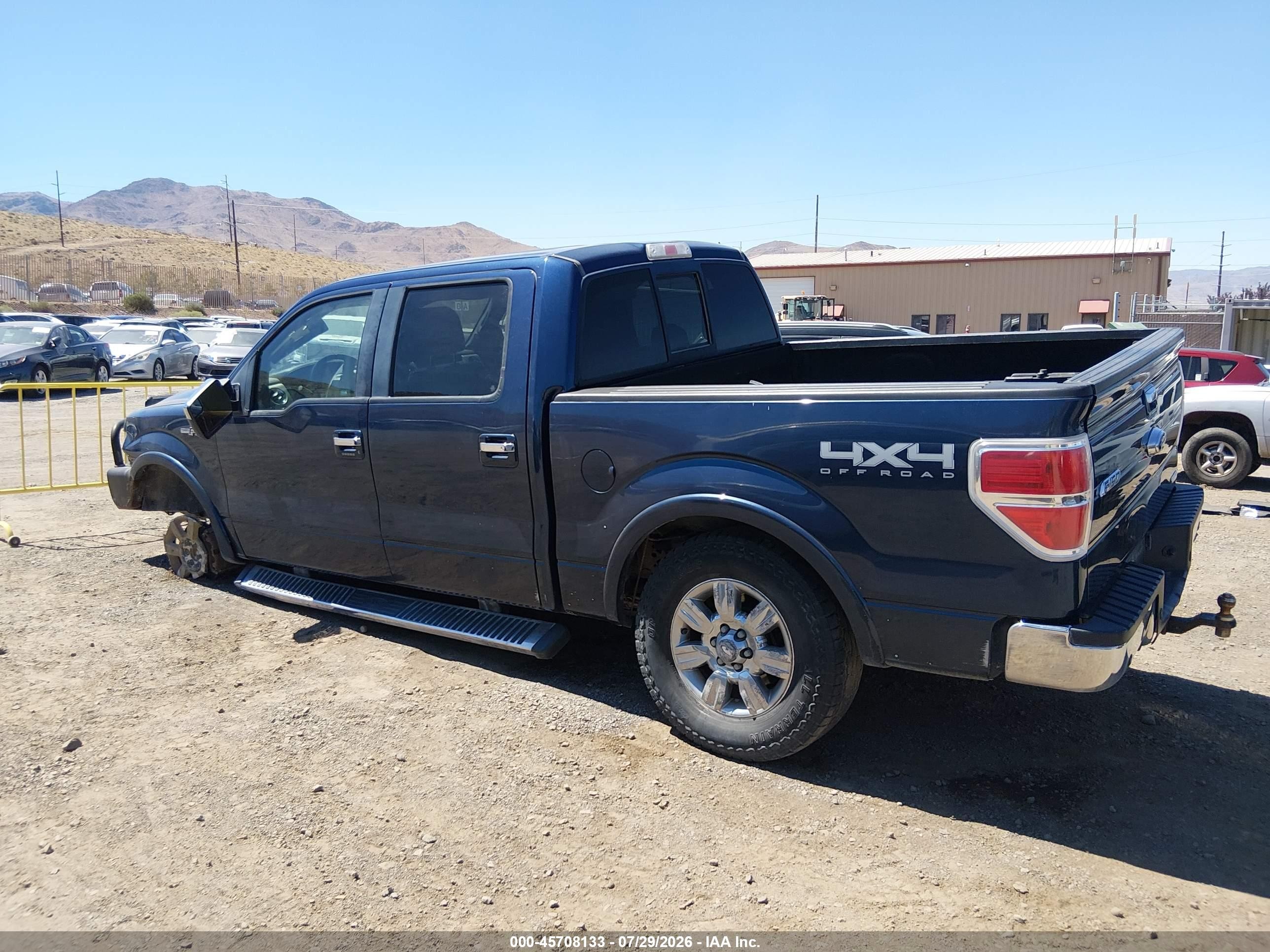 2013 Ford F-150 Lariat Blue vin: 1FTFW1EF7DFA46794