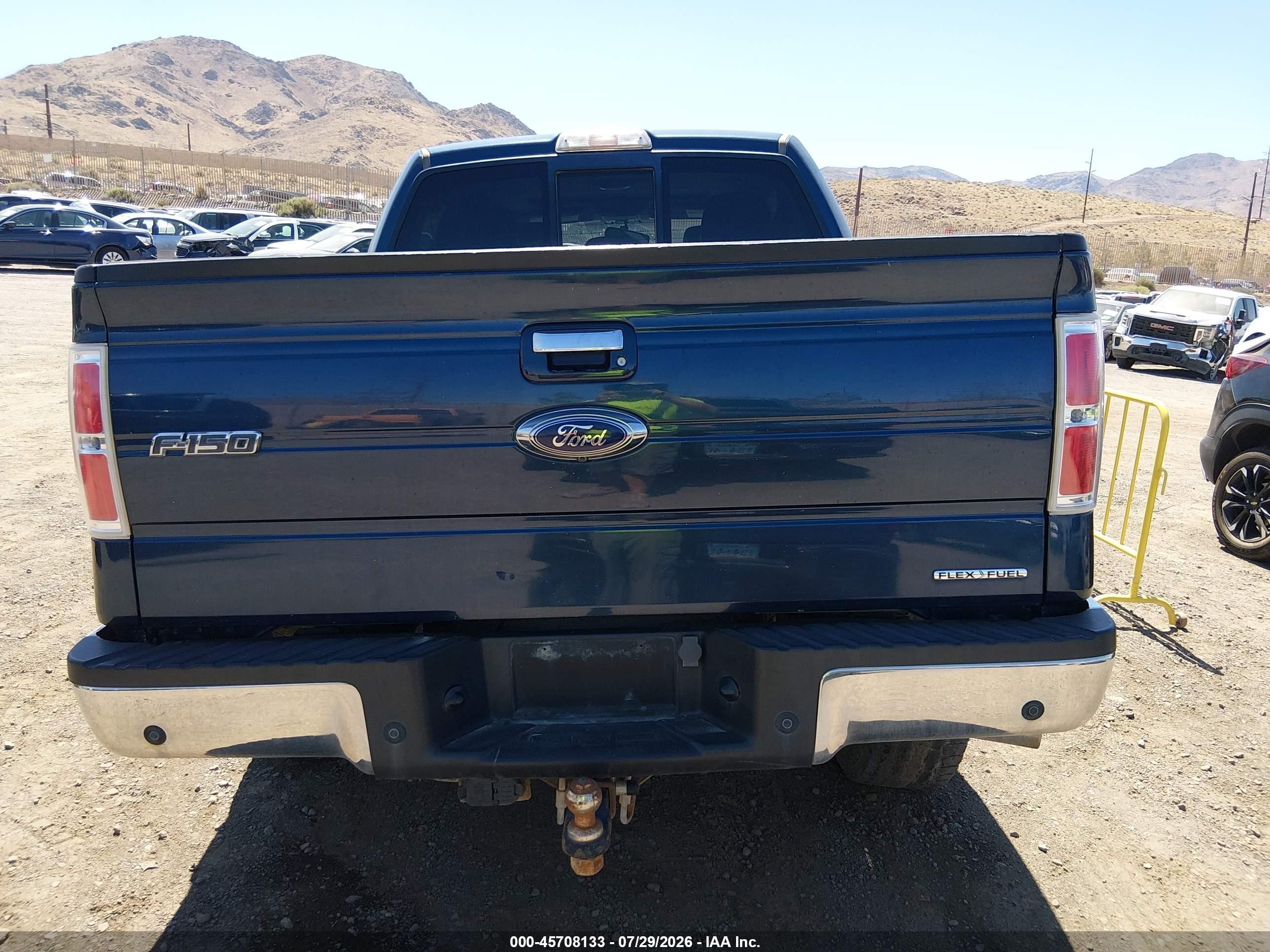 2013 Ford F-150 Lariat Blue vin: 1FTFW1EF7DFA46794
