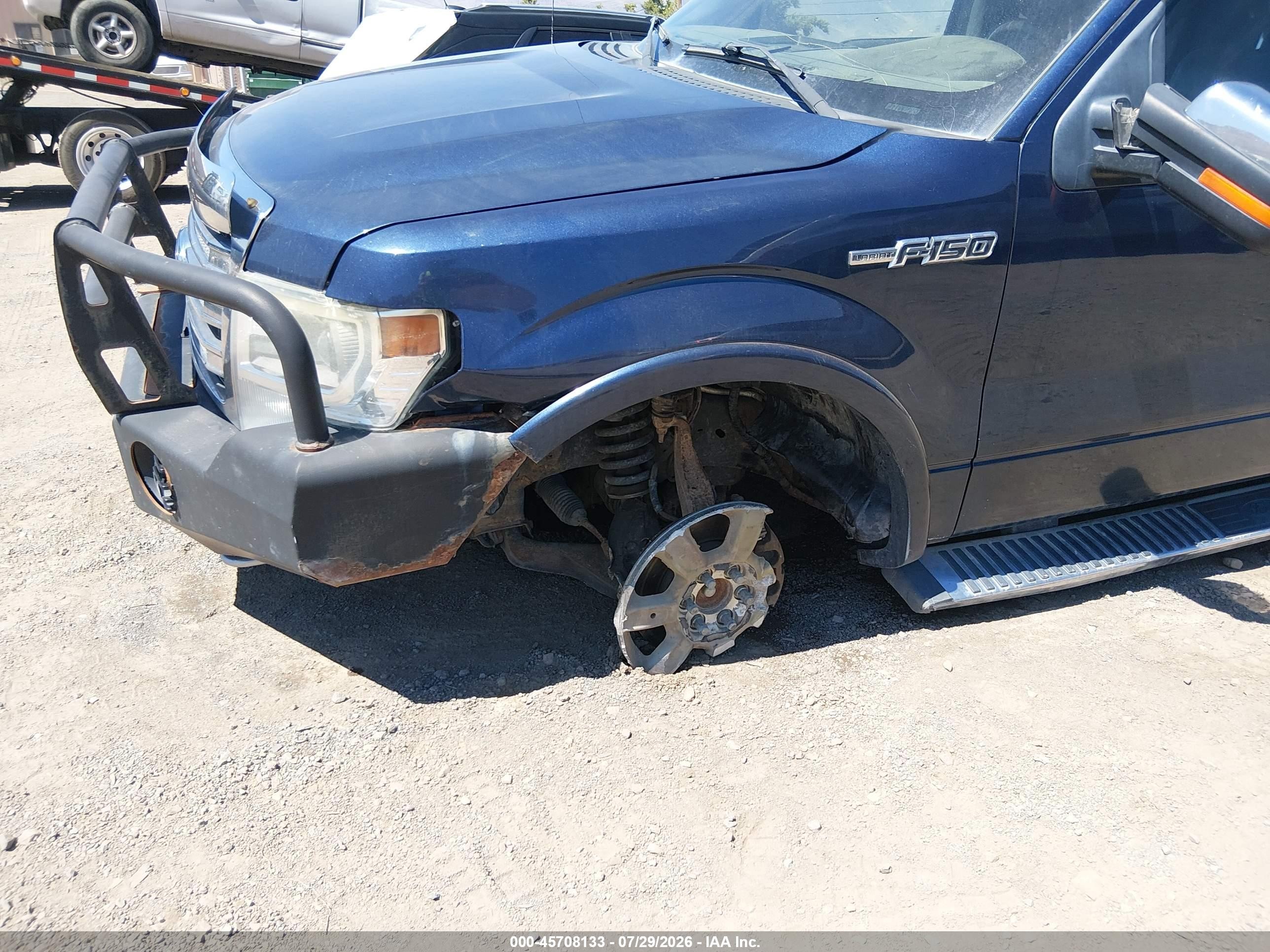 2013 Ford F-150 Lariat Синий vin: 1FTFW1EF7DFA46794