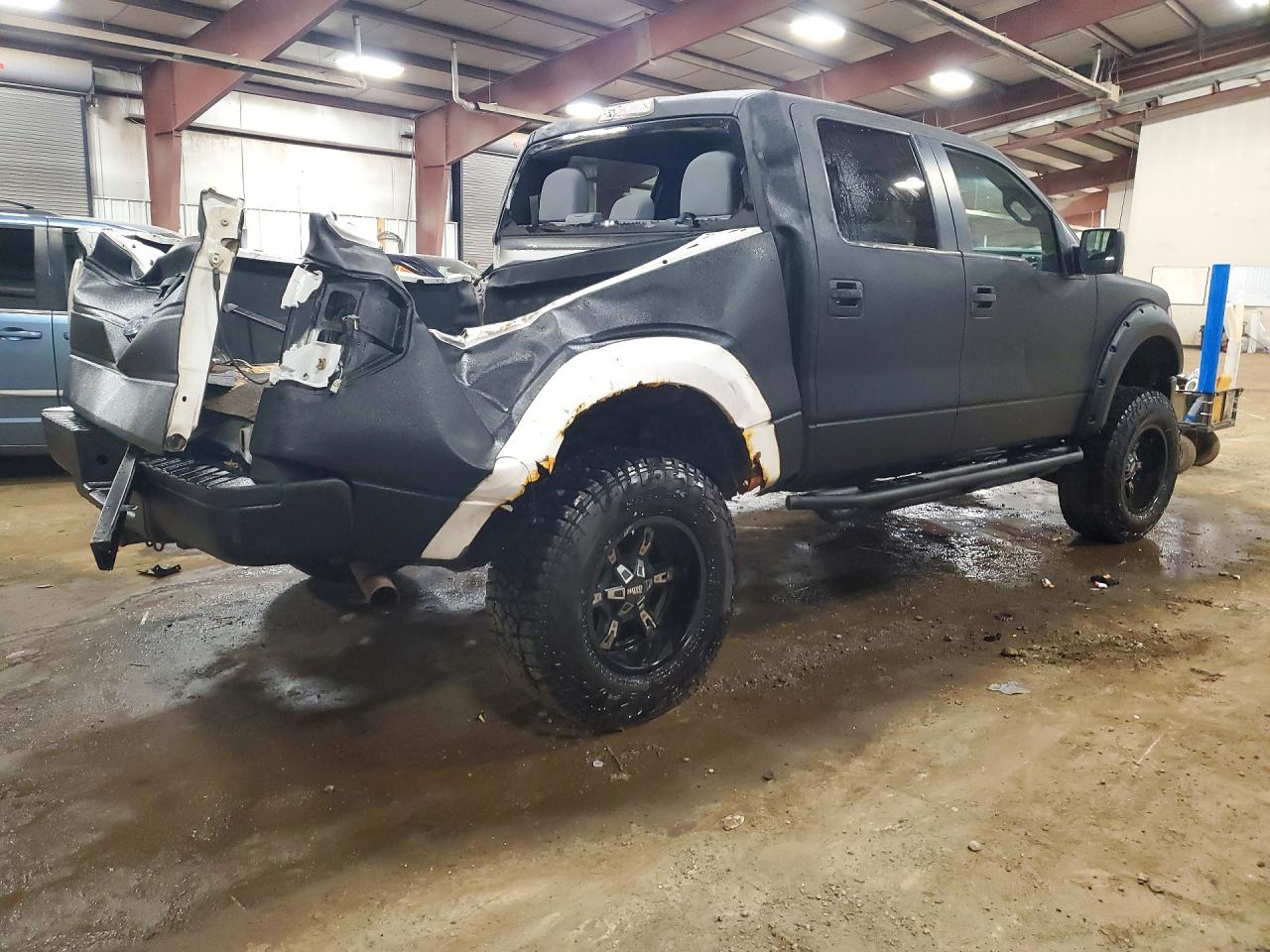 2013 Ford F150 Supercrew Black vin: 1FTFW1EF7DFB11112