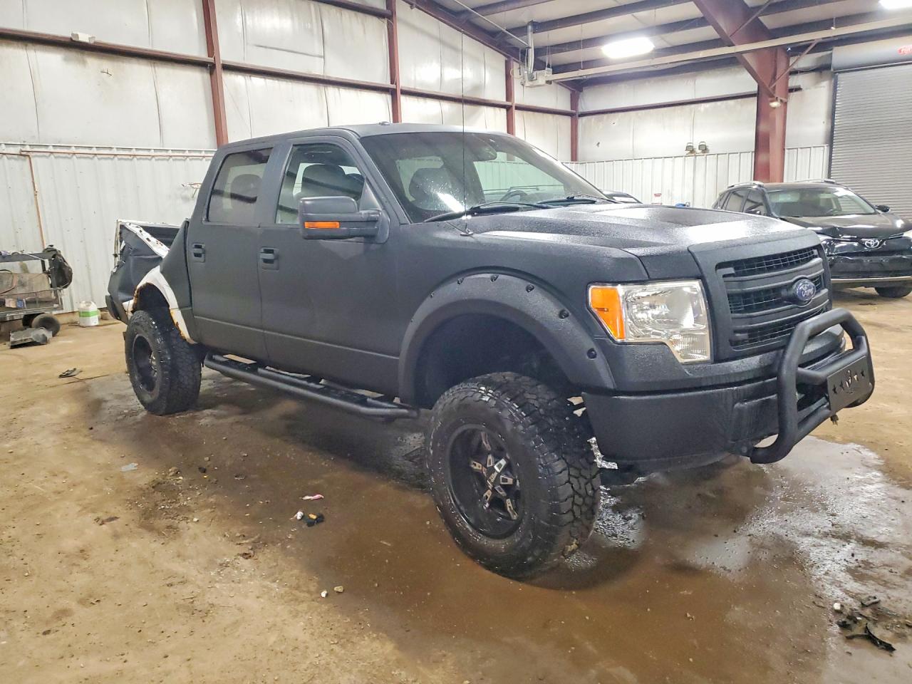 2013 Ford F150 Supercrew Black vin: 1FTFW1EF7DFB11112
