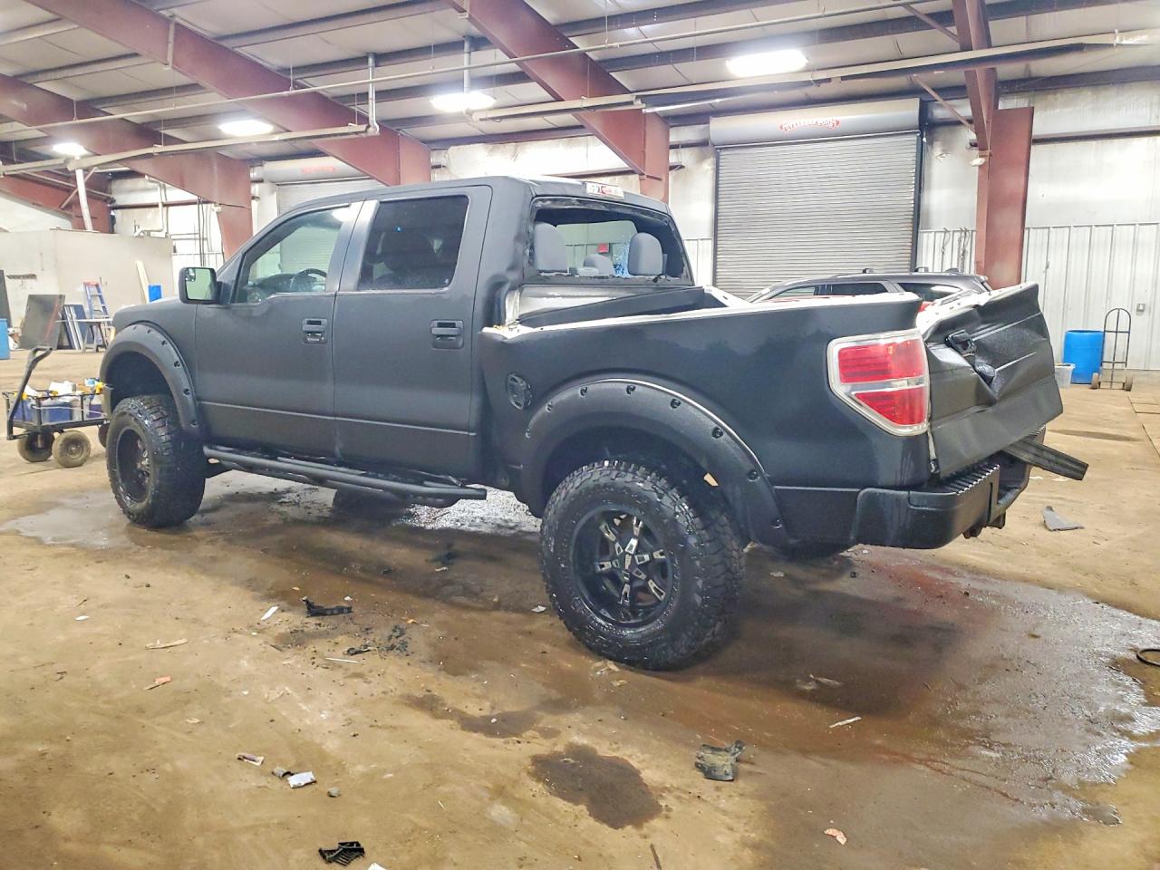 2013 Ford F150 Supercrew Black vin: 1FTFW1EF7DFB11112